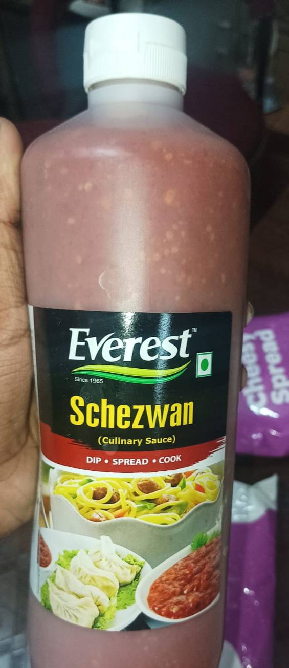  Everest Schezwan Sauce Spicy Tangy Flavor Booster OMKAR CHAURASIA 20VIJAY GRAM COLONY NATIIMLI  LANDMARK Nati Imil