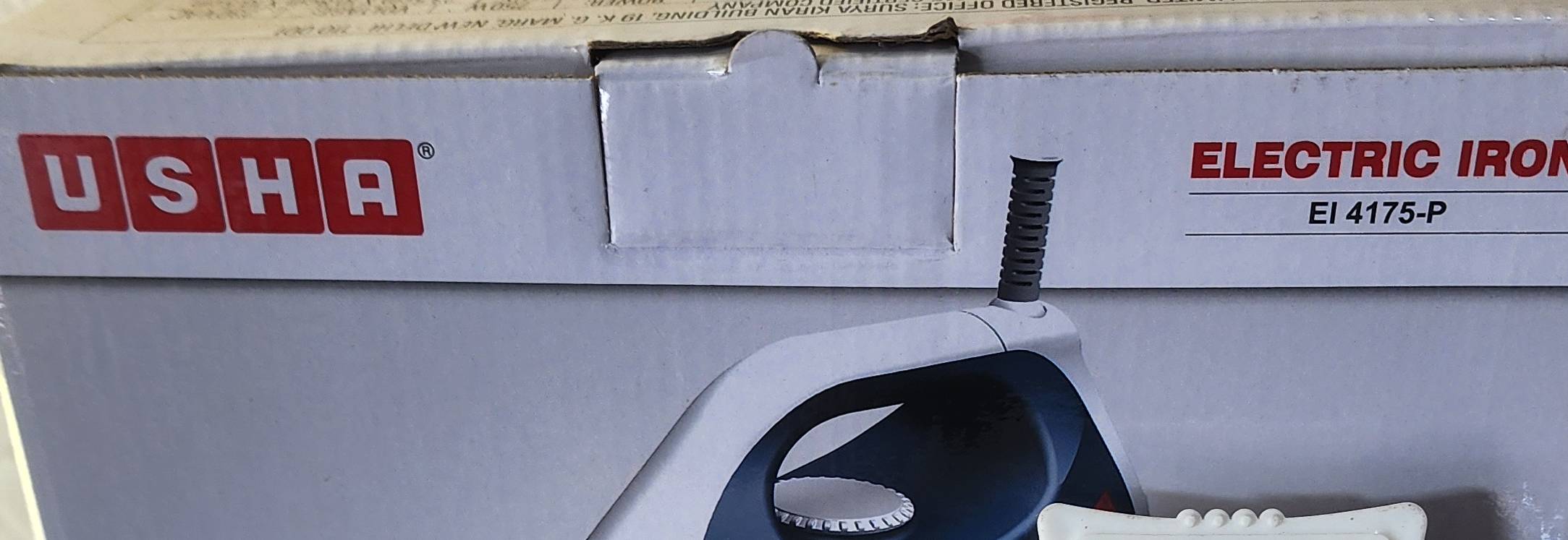 Usha Electric Iron EI 4175-P in Sham Chaurasi Non-Stick Soleplate -  - Buy Online at SAHOTA ELECTRICALS