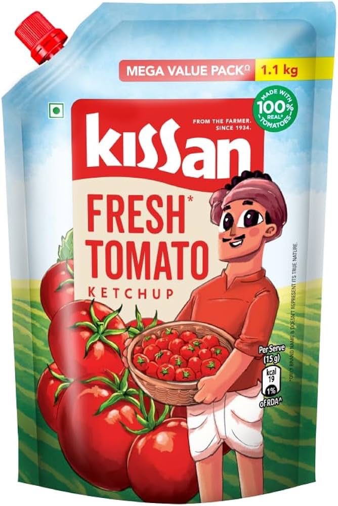 Kissan Fresh Tomato Ketchup in Narli - Mega Value Pack with Real Tomatoes -  - Buy Online at SANDHU KARYANA STORE