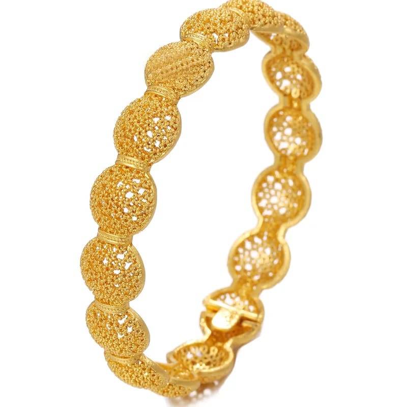 Jewelry/Bangle in Bangalore: Elegant Simple Style Classic Solid Copper 18K Gold Plated