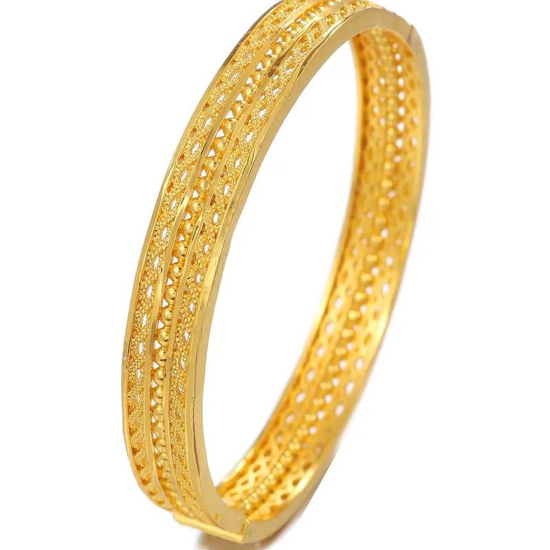 Jewelry/Bangle in Bangalore: Elegant Simple Style Classic Solid Copper 18K Gold Plated - Image 2