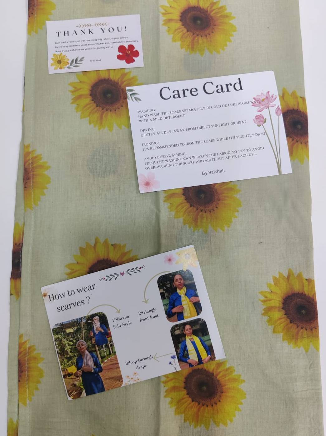 Fashion Accessories - 100% Cotton Scarf in New Panvel - Sustainable and Stylish - Image 2