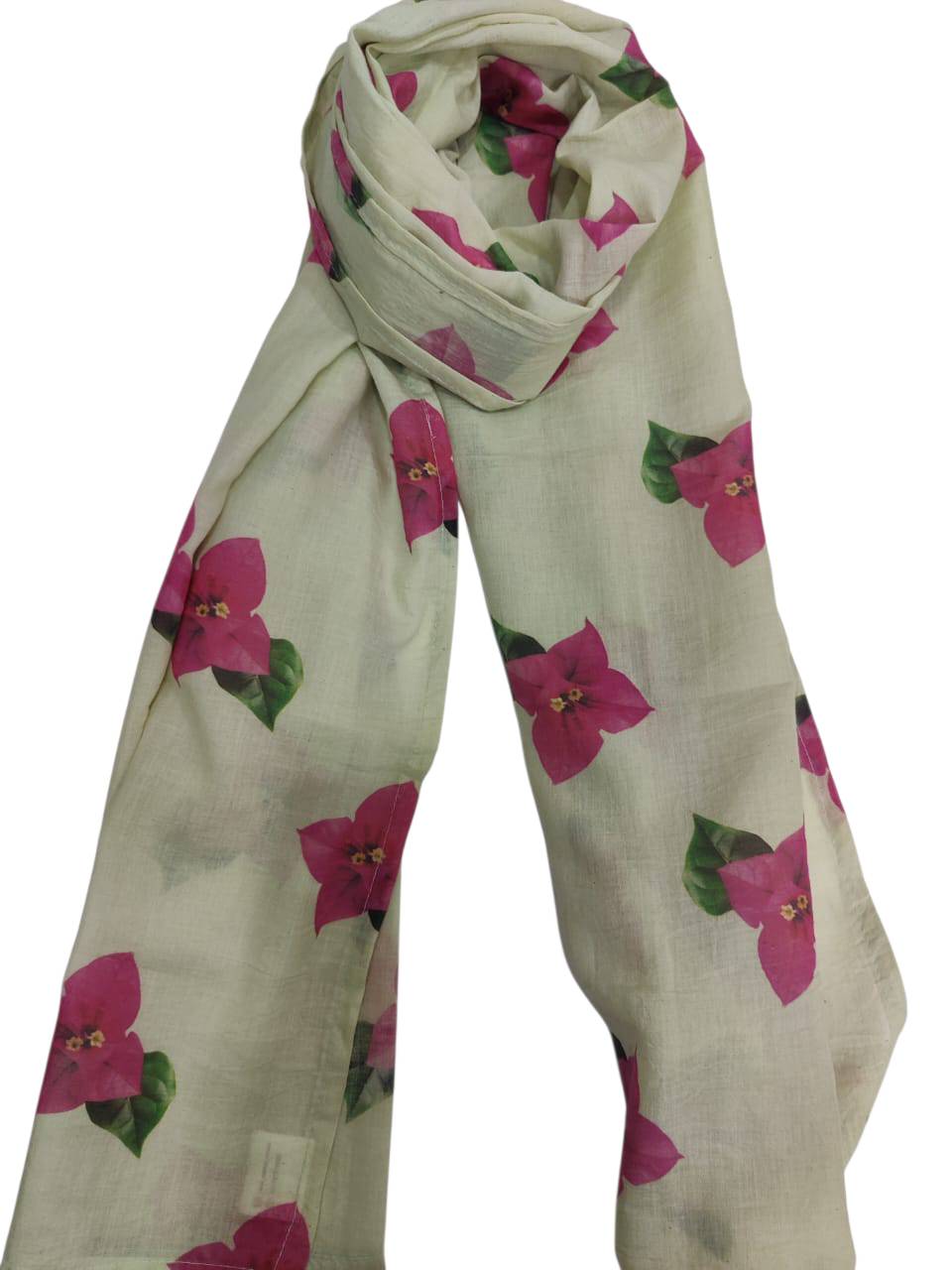 Cotton Scarf in New Panvel: Naturally Dyed with Boganvila - Image 3