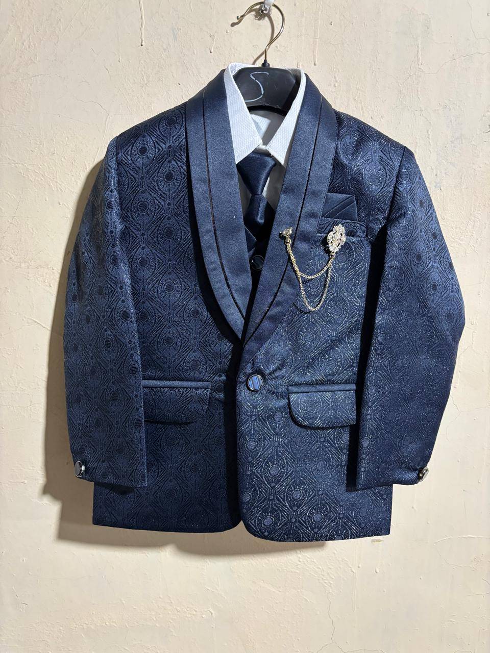 Kids' Formal Wear: Navy Blue Blazer Set in Ulhasnagar - Elegant Formal Attire -  - Buy Online at SUDHA GARMENTS