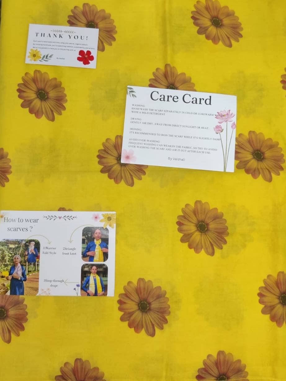 Cotton Scarf in New Panvel: Dyed with अस्तर, Printed Sustainably - Image 3