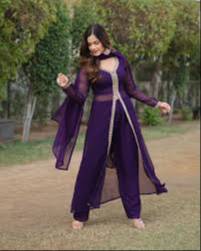  Ethnic Suit Elegant Purple in GMC HOUSE NO 9 - Intricate Embellishments OM FASHIONS GMC HOUSE NO 9  BYLANE 11 BG  COLONY PRAGJYOTIS NAGARLANDMARK NEAR KASH VIJOY