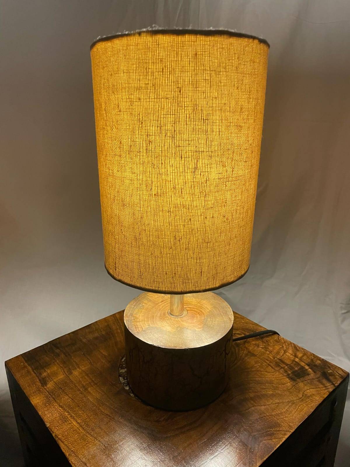  Rustic Wooden Table Lamp in Nagina: Cozy Lighting Ambiance NOBEL HANDICRAFTS 1 NAGINA, Nagina, Uttar Pradesh, 246762