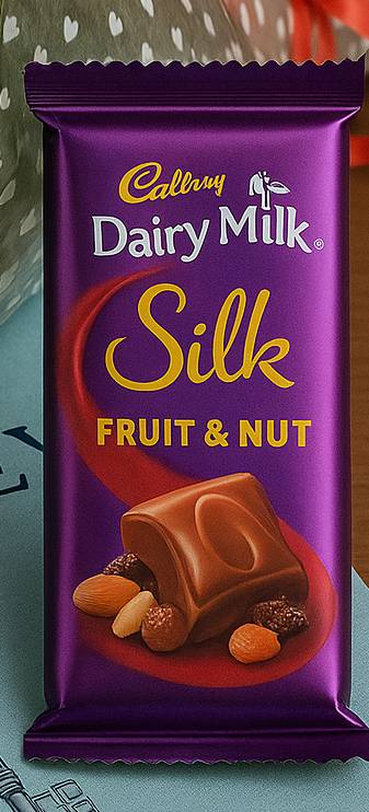 Cadbury Dairy Milk Silk Fruit & Nut in Amritsar: Creamy Chocolate with Real Fruit and Nut Pieces -  - Buy Online at THE SANDWICH COMPANY