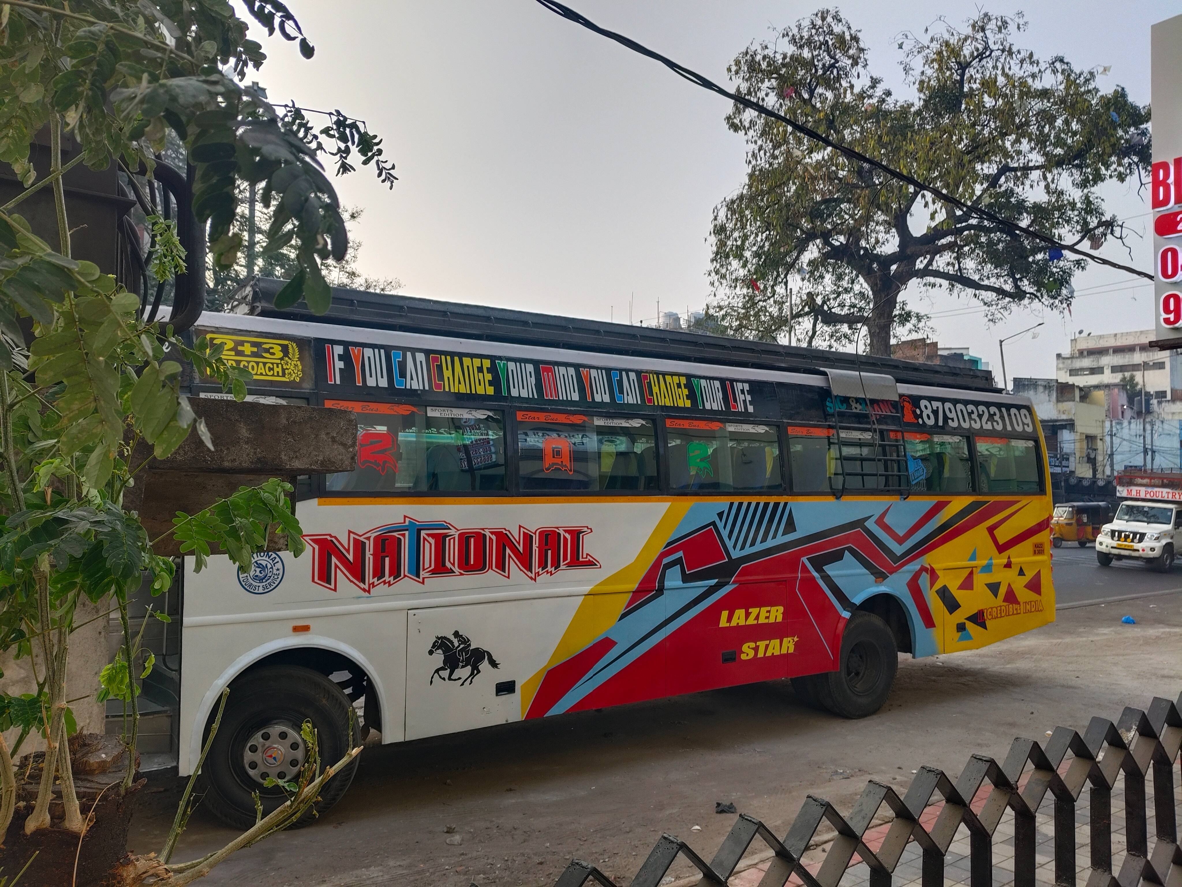 National Tourist Service 50 Seater Non AC Bus in Afzal Gunj - Spacious Seating -  - Buy Online at MOHD ABRAR KHAN