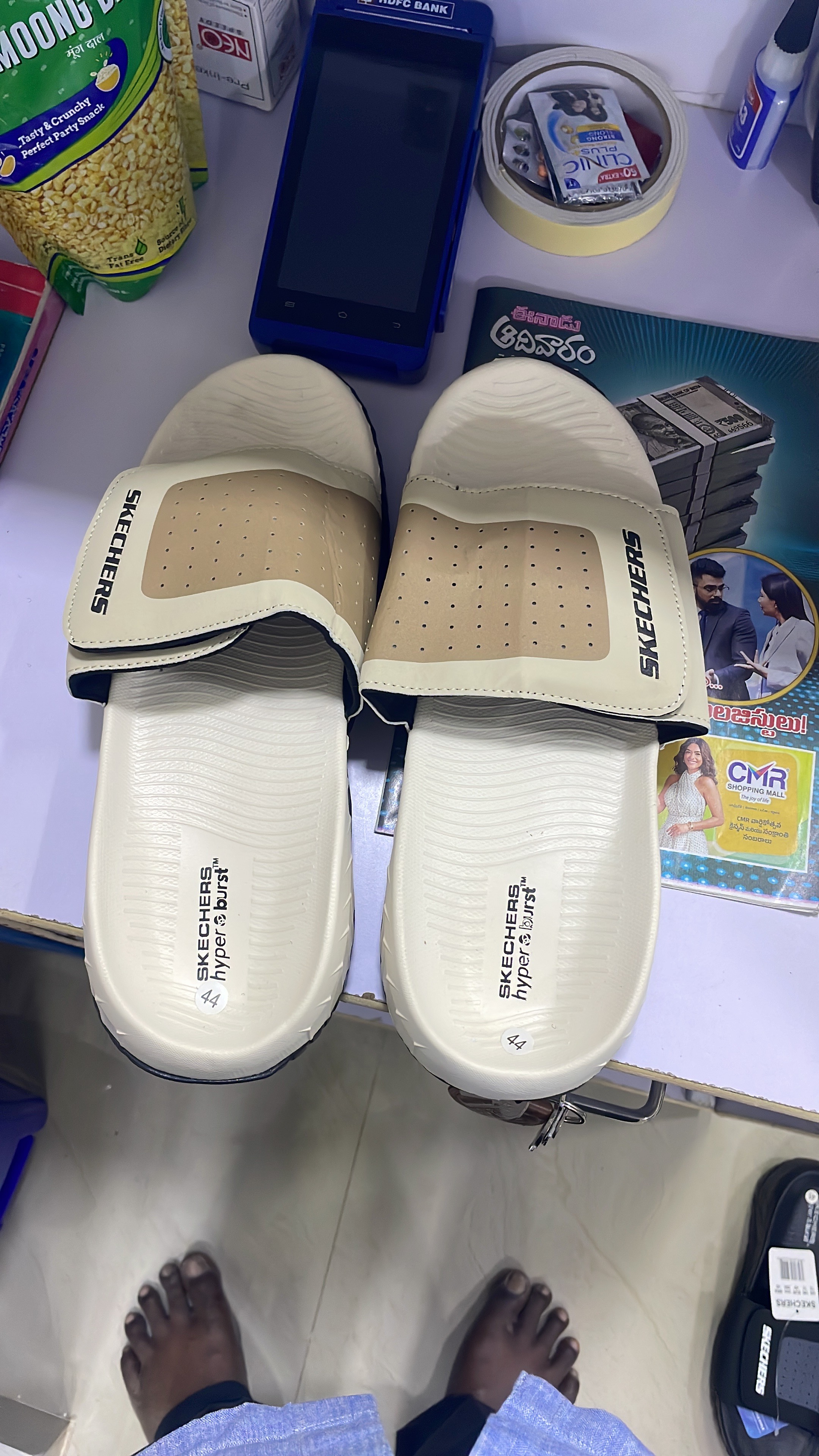 Skechers Slides in Vijayawada with Hyper Burst Cushioning for Ultimate Comfort -  - Buy Online at URBAN SOLE MENS FOOTWEAR COLLECTION