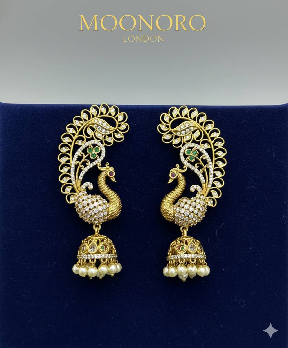 Peacock Earrings Traditional in Malad West: Elevate Your Style