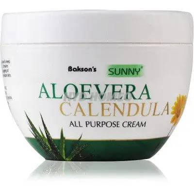  Bakson's Sunny Aloevera Calendula All Purpose Cream in Hyderabad Nourishes Skin HYDERABAD HOMOEOPATHY STORE AND CLINIC F1 NO G 6METRO PLAZAHYDERSHAKOTE SUNCITY BANLAGUDA JAGIR RAJENDRA NAGAR HYDERABAD  BACKSIDE BALAJI SWEET HOUSE