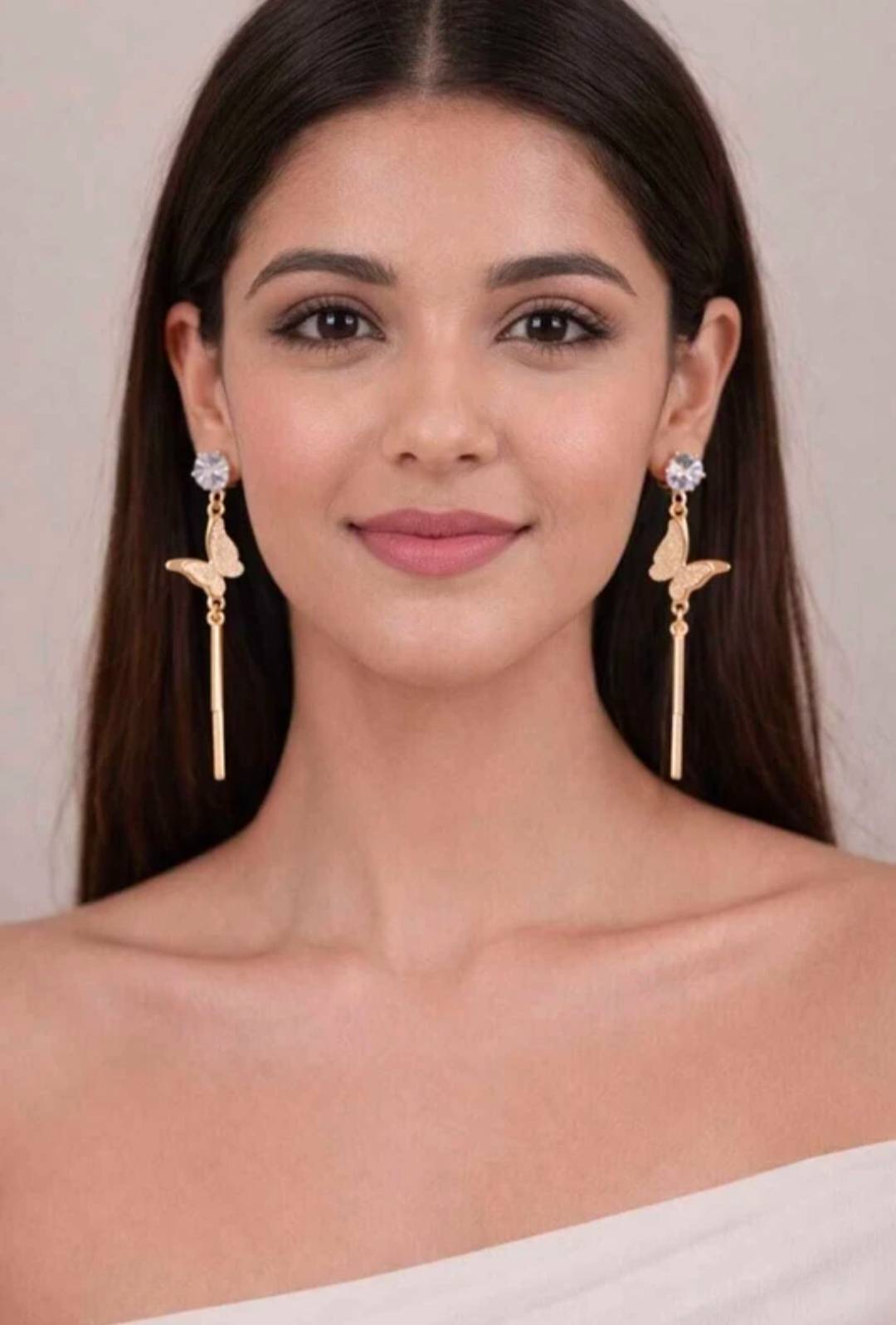 Jewelry/Butterfly Dangle Earrings in Amroha: Stylish and Elegant Design - Image 3