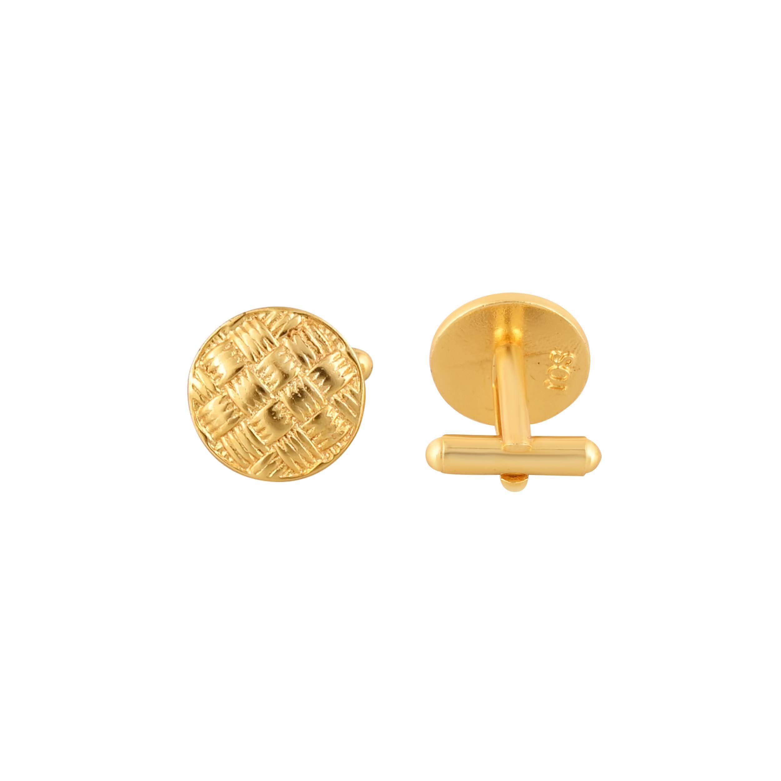 Men's Accessories: Elegant Gold Plated Cufflink in Johkibazar - Elevate Your Style - Image 3