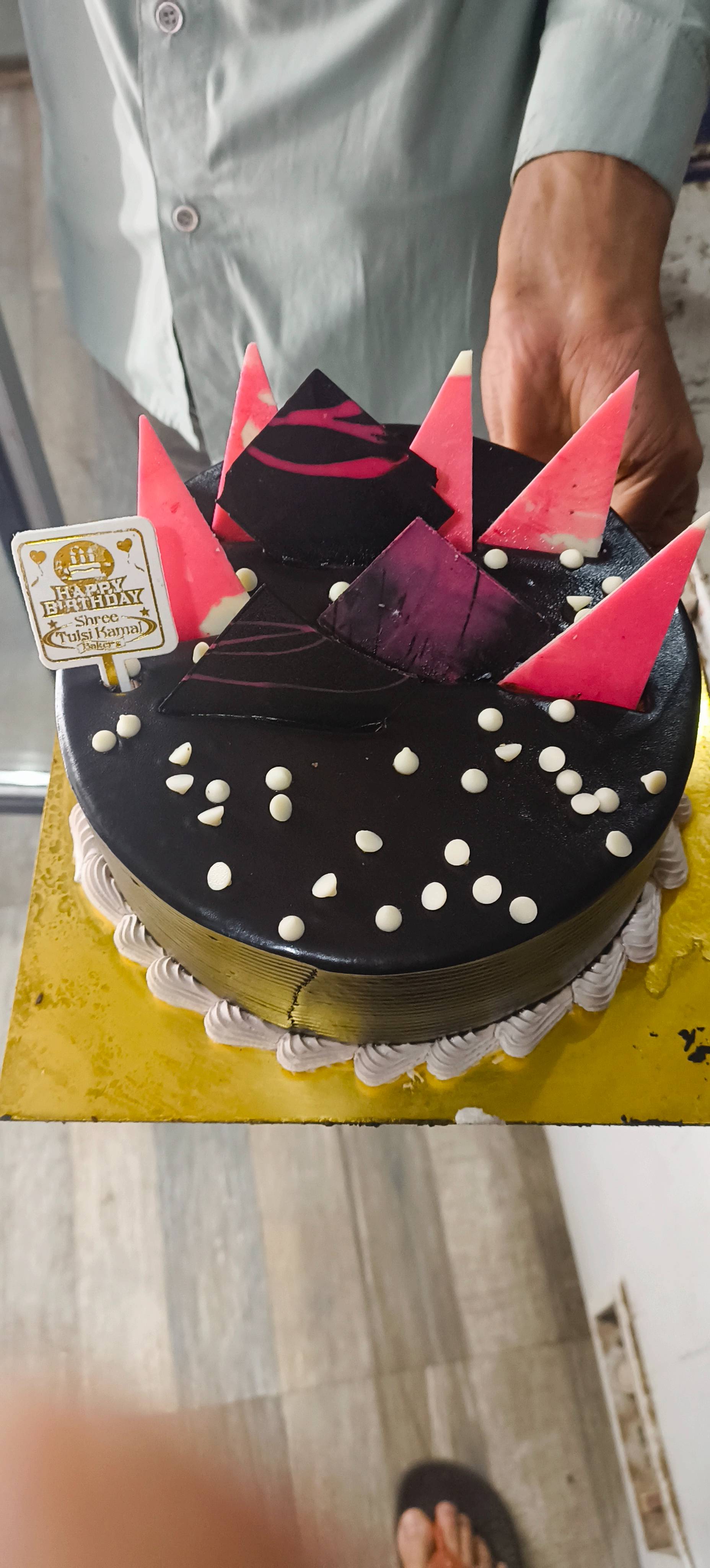 Choco Truffle Celebration Cake in Rajendra Marg, Indore - Decadent Delight -  - Buy Online at SHREE TULSI KAMAL BAKERS