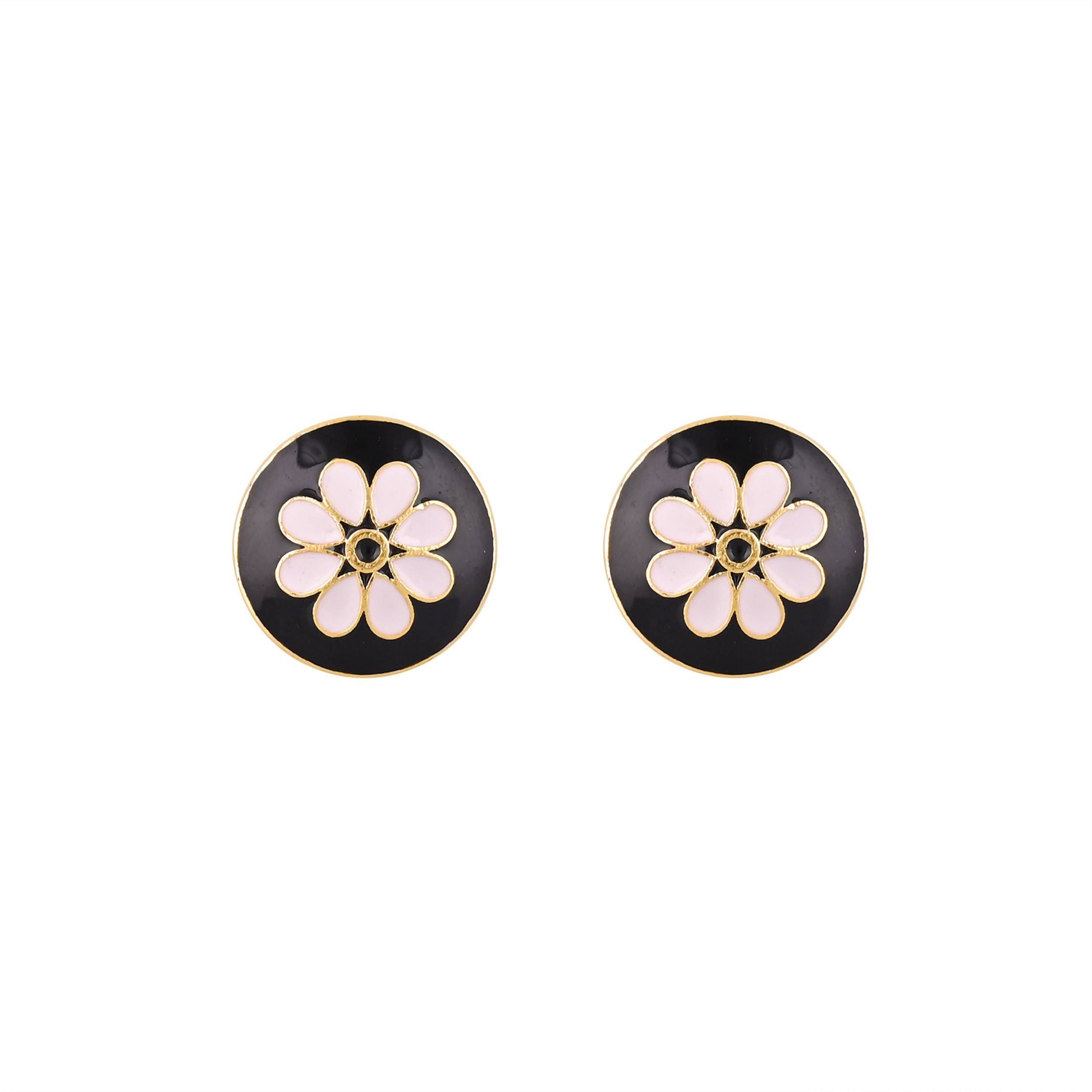 Elegant Gold Plated Black Cufflink in Johkibazar Exuding Sophistication - Image 4