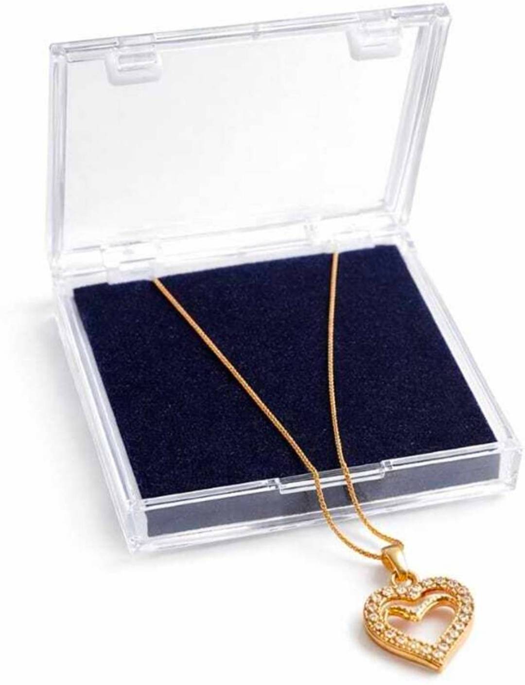 Jewelry/Gold-Plated Heart Pendant Necklace in Amroha: Elegant Accessory