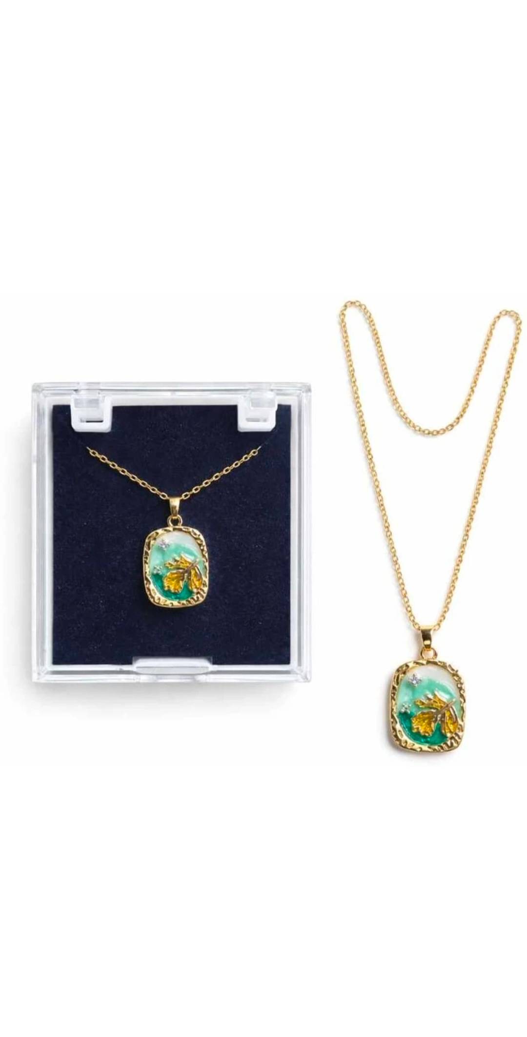 Mystic Nature Pendant Necklace in Amroha: Elegant Jewelry Piece