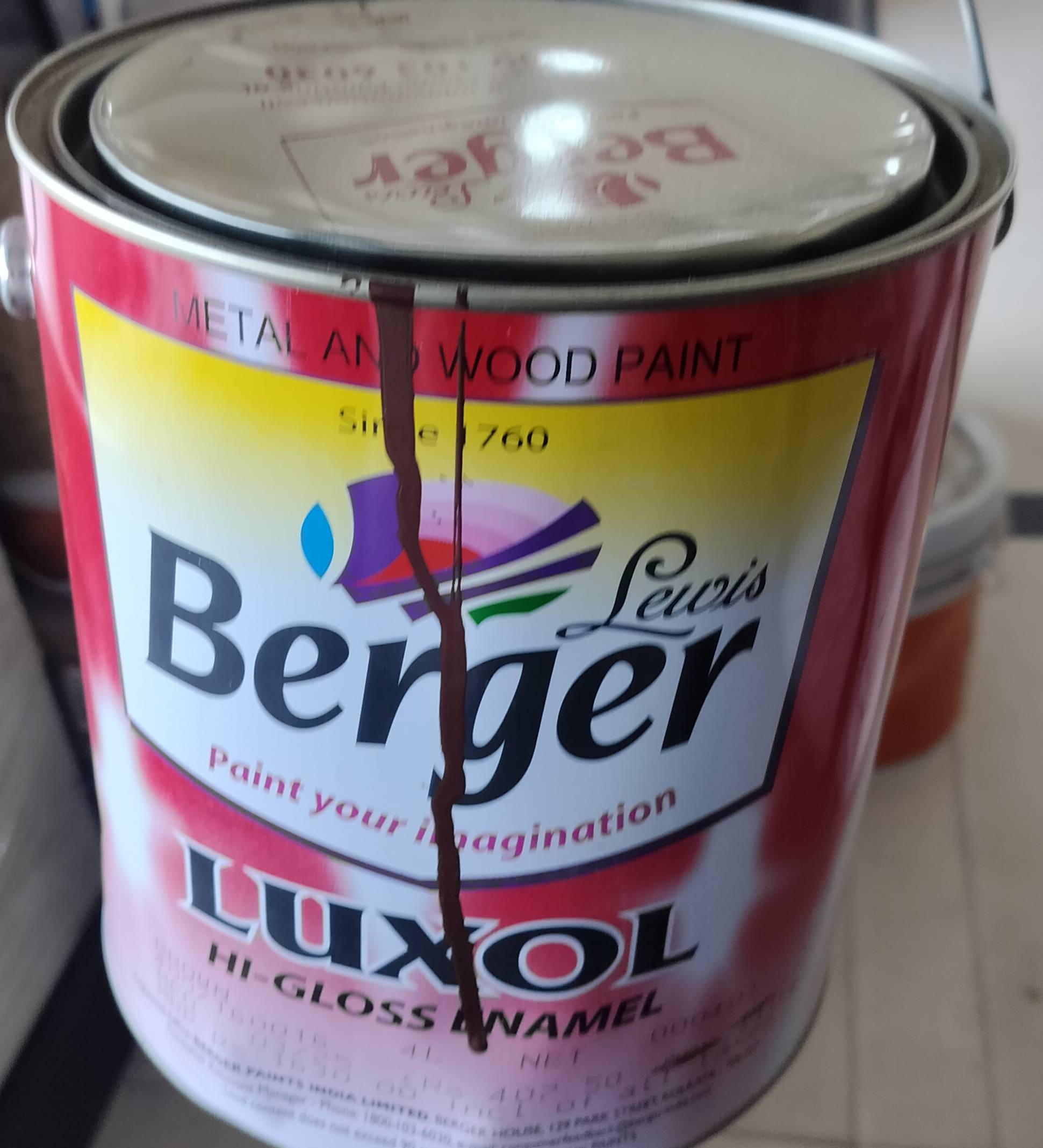 Berger paint -  - Buy Online at K K MARBLES