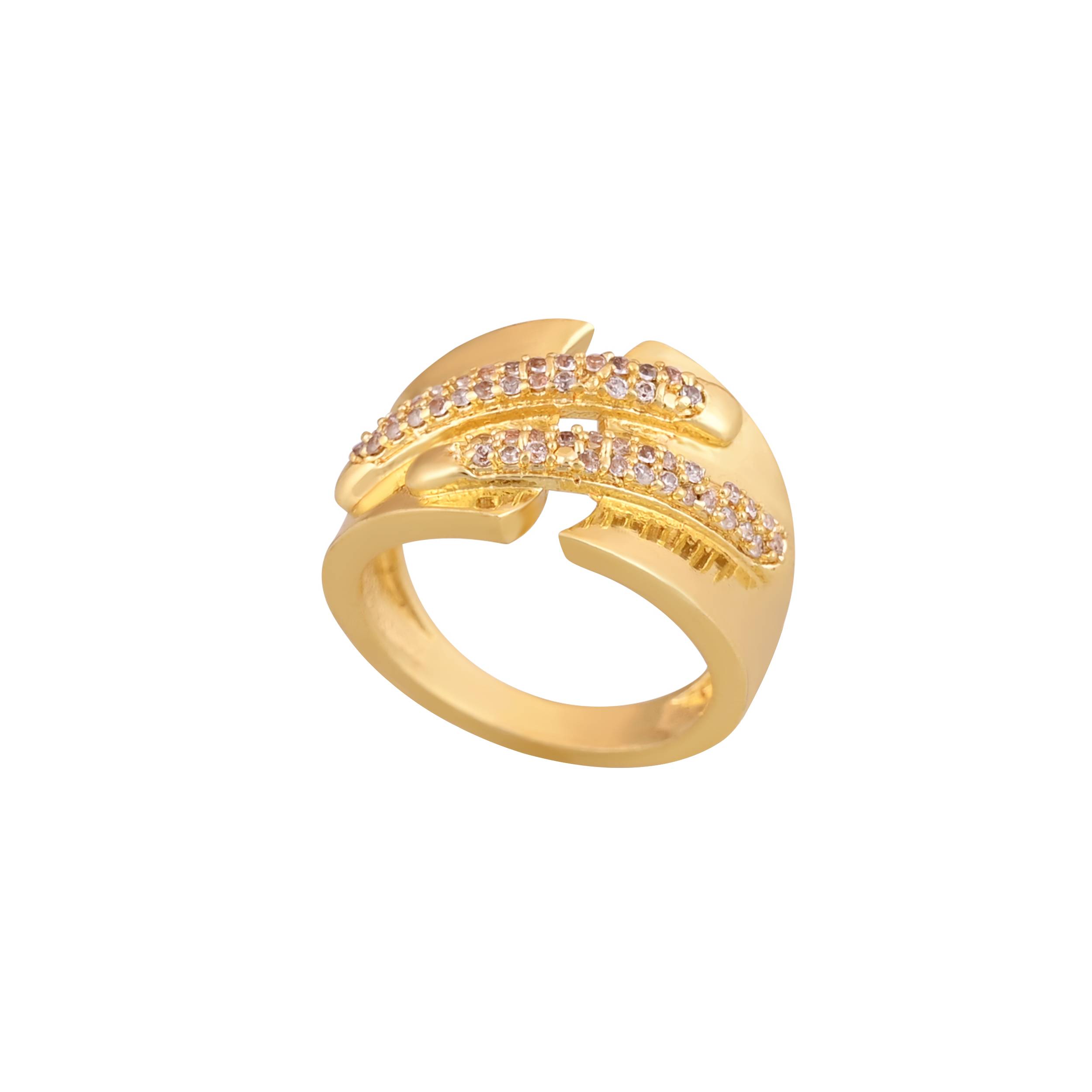 Jewelry/Gold Plated Stone Studded Ring in Johkibazar: Elegant & Glamorous - Image 4