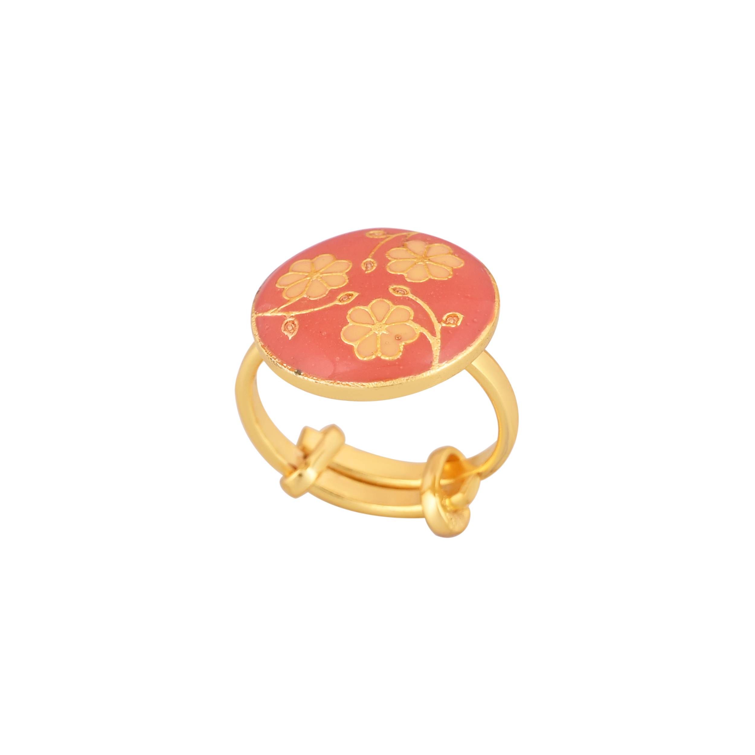 Jewelry/Gold Plated Adjustable Ring in Johkibazar - Elevate Your Style - Image 1