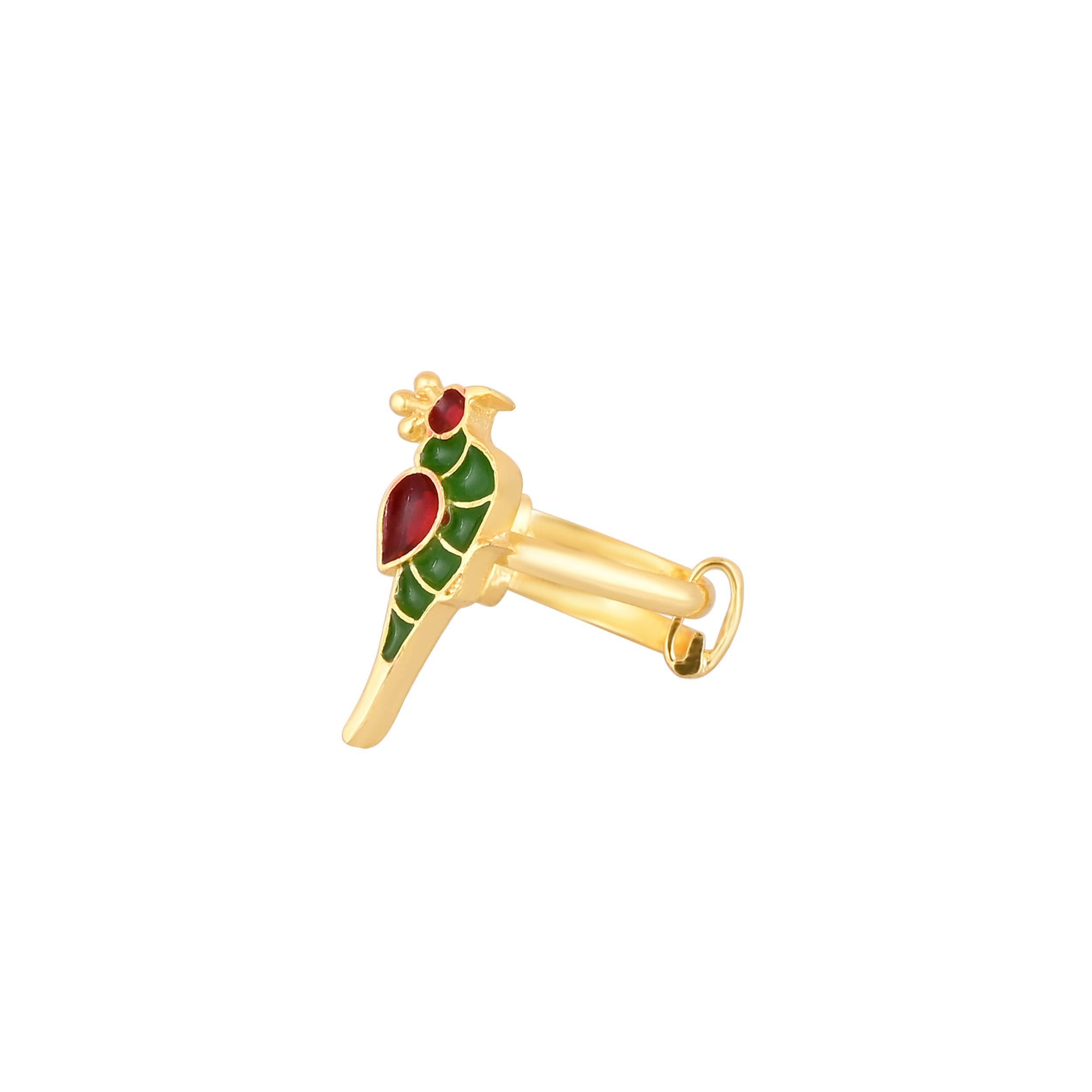 Jewelry/Gold Plated Adjustable Parrot Ring in Johkibazar Elegant Accessory - Image 1