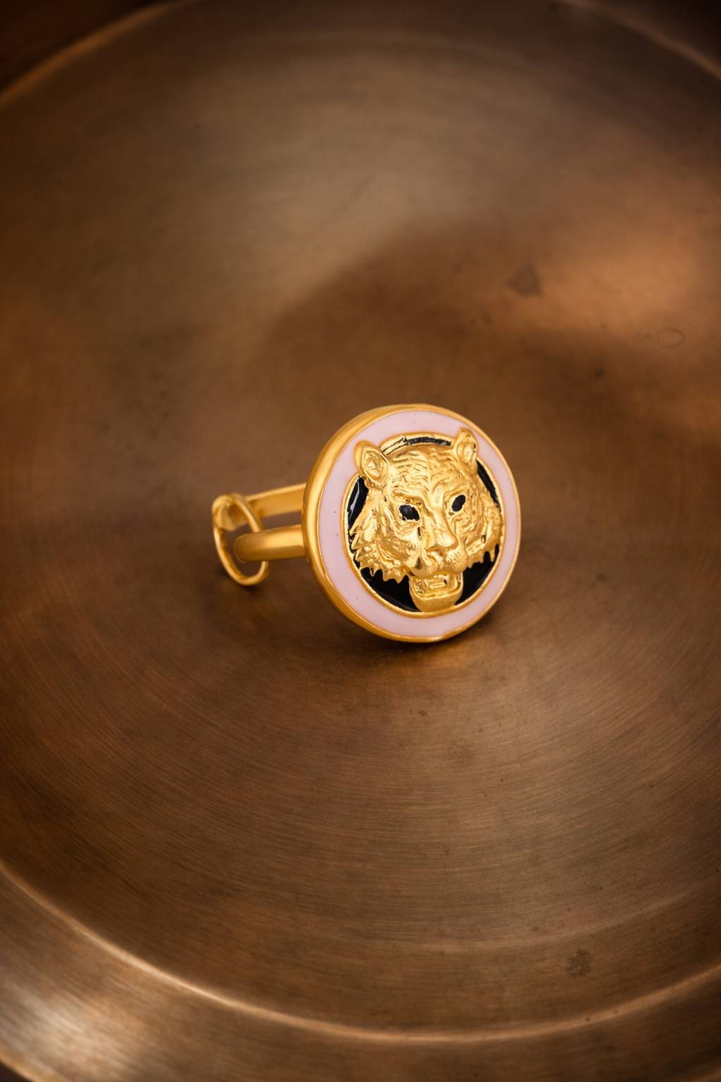 Jewelry/Gold Plated Adjustable Ring in Johkibazar - Elevate Your Look -  - Buy Online at SANCTUARY OF JEWELS