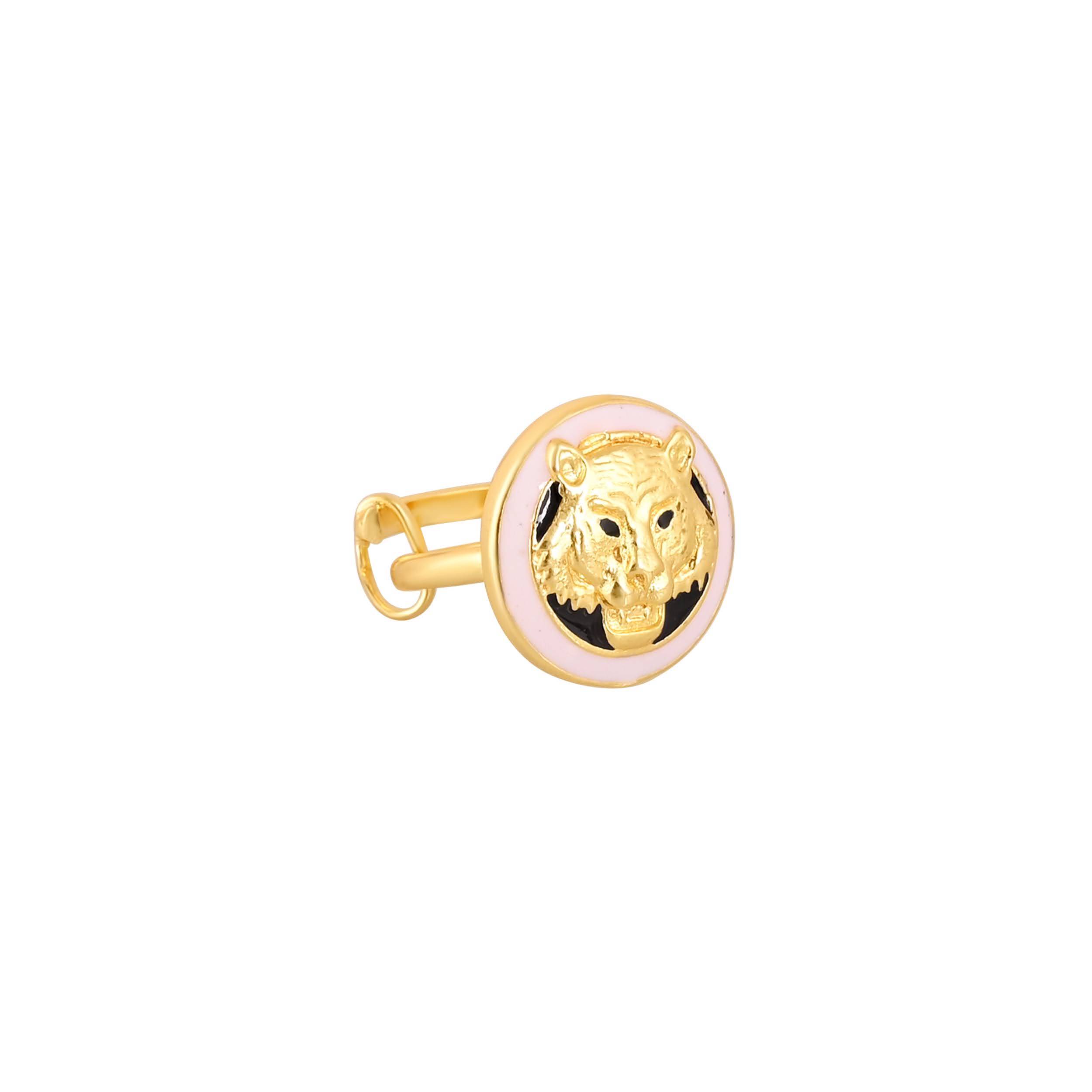 Jewelry/Gold Plated Adjustable Ring in Johkibazar - Elevate Your Look - Image 1