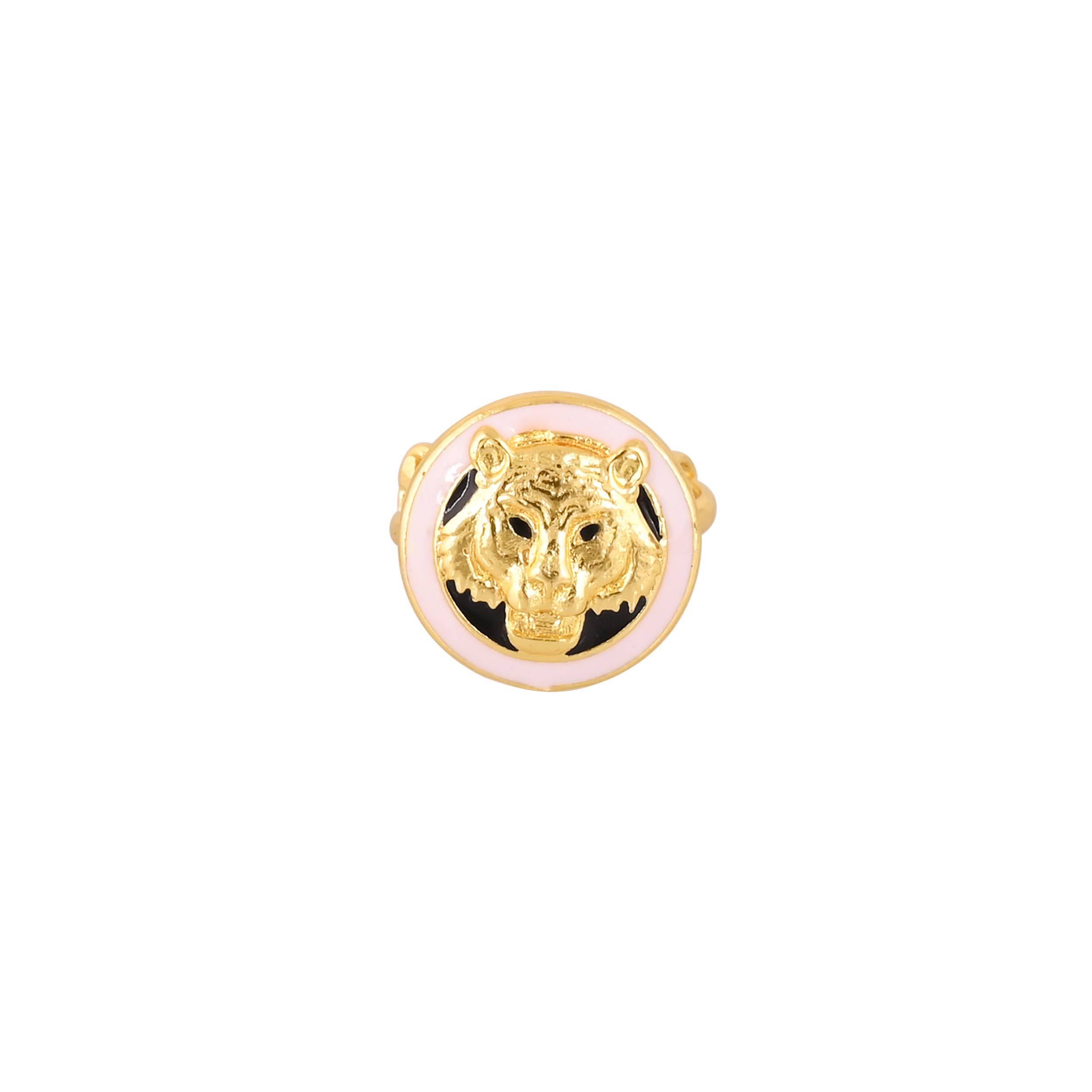 Jewelry/Gold Plated Adjustable Ring in Johkibazar - Elevate Your Look - Image 2