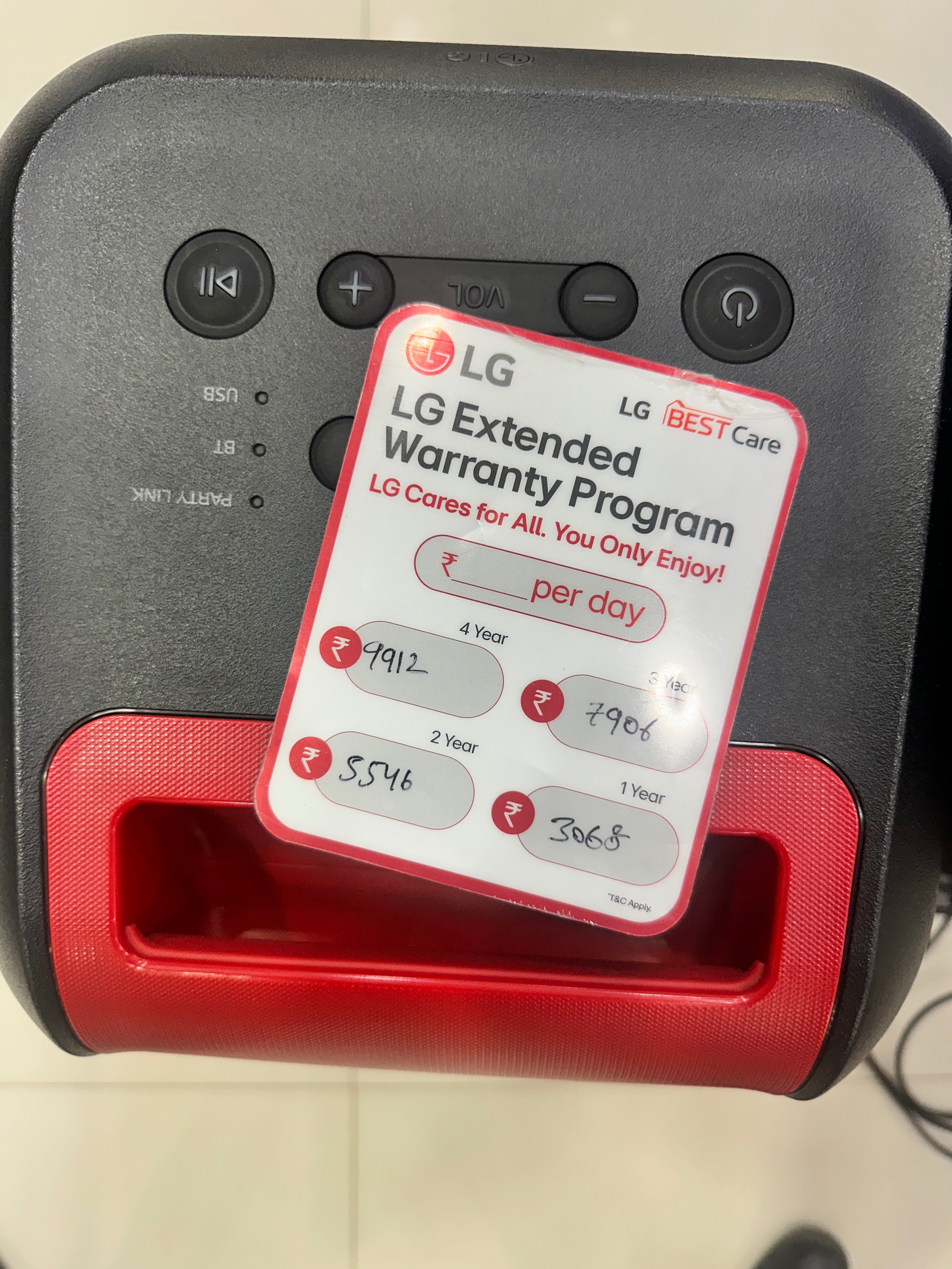 LG Portable Bluetooth Speaker in GANPATI VISIONSCO 9 KALGIDHARENCLAVE BALTANA Compact and Powerful Sound -  - Buy Online at GANPATI VISION