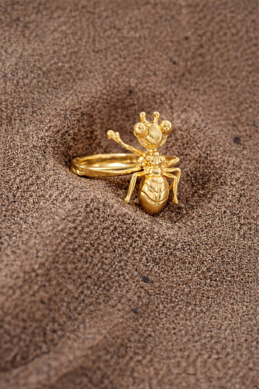 Jewelry/Gold Plated Ant Ring in Johkibazar - Elegant and Adjustable - Image 4