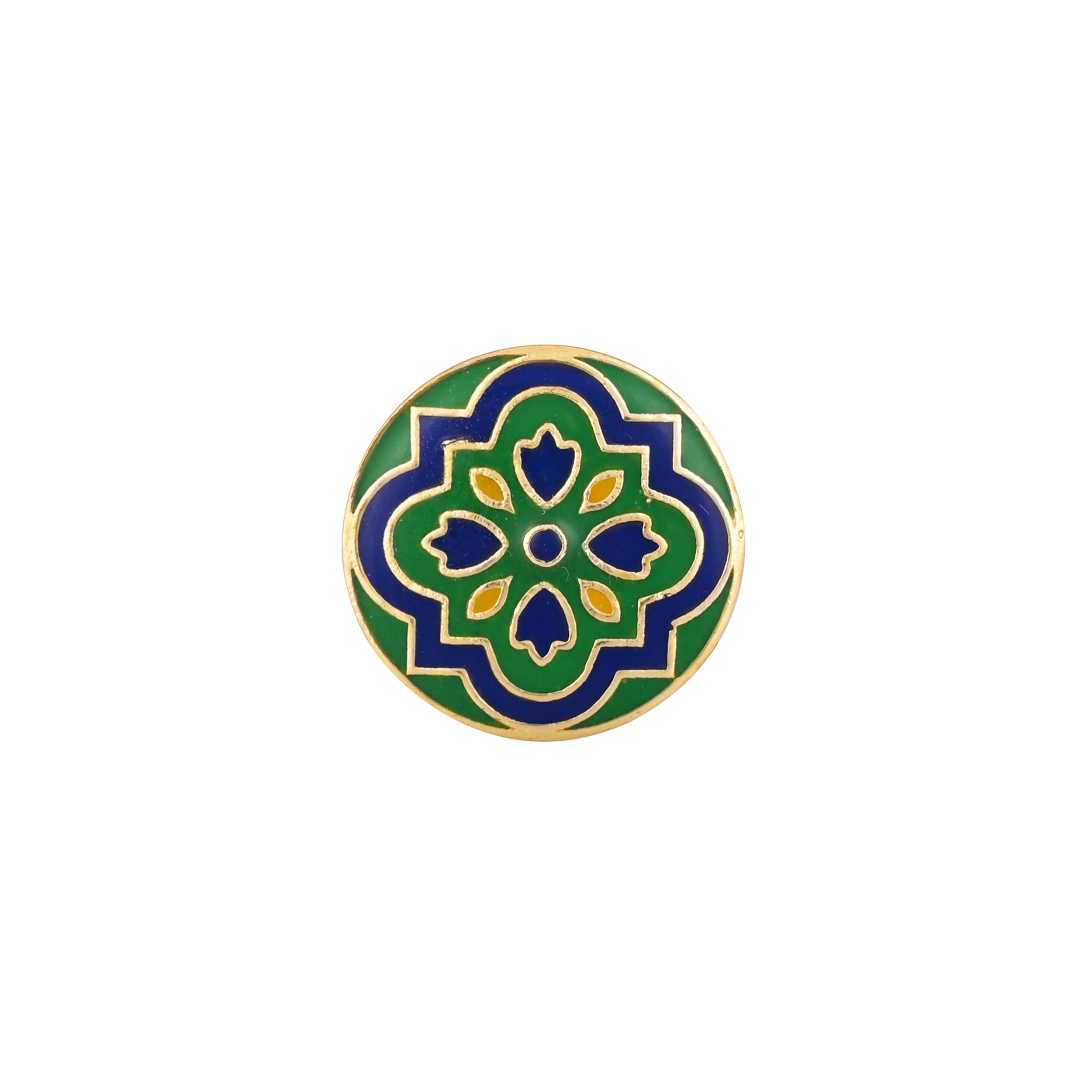 Jewelry/Gold Plated Adjustable Green Ring in Johkibazar: Elevate Your Style - Image 3