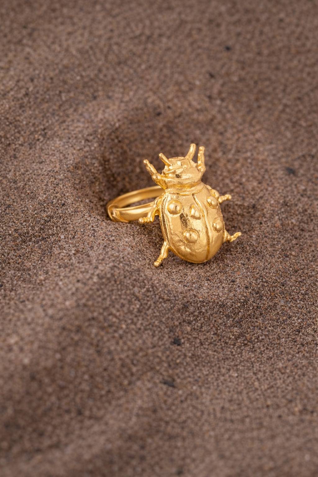  Jewelry/Gold Plated Adjustable Beetle Ring in Johkibazar - Elevate Your Style SANCTUARY OF JEWELS 1304 GOPALJIKA RASTA JOHKIBAZAR