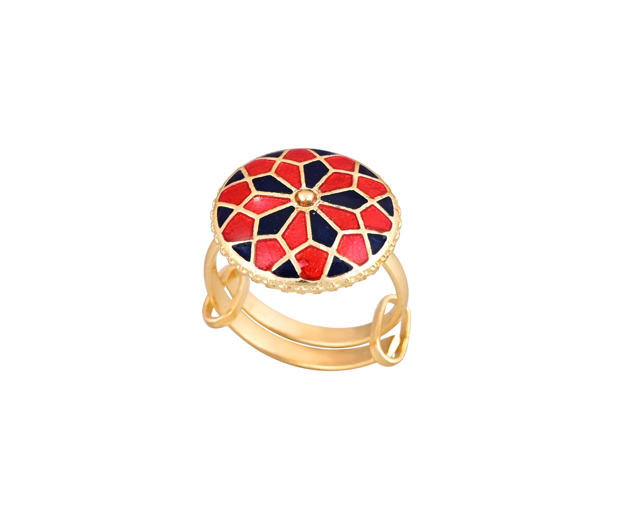 Gold Plated Adjustable Ring - Image 2
