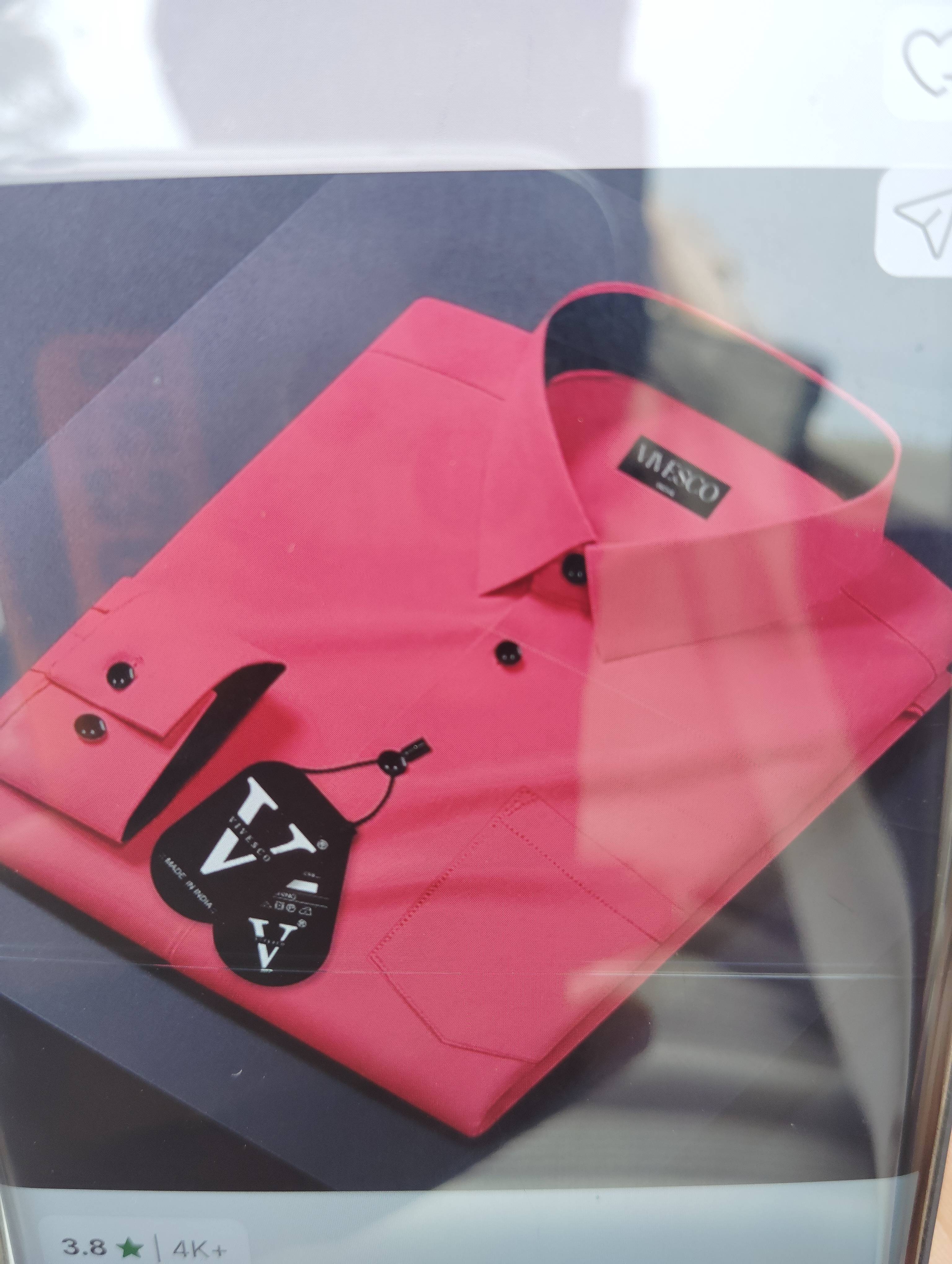 Vansco Men's Formal Pink Shirt in Sangod - Stylish Office Attire -  - Buy Online at SHYAM CLOTH STORE