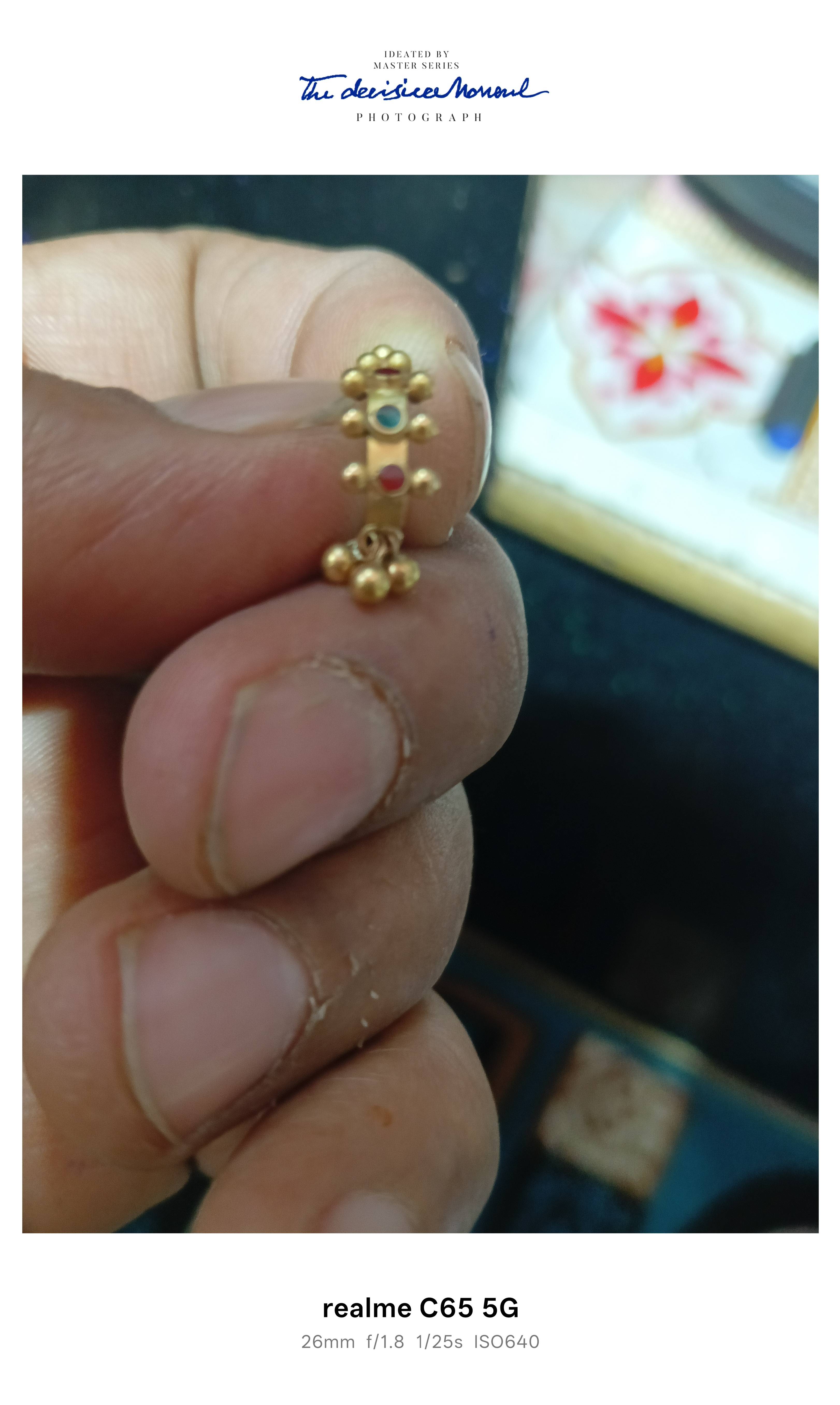 Radhey Radhey Jeweller Traditional Gold Nose Ring in Bhagwatiganj with Colorful Stones -  - Buy Online at RADHEY RADHEY JEWELLERS