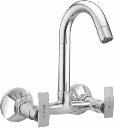 Prestige Kitchen Faucet in C 0 Shri Bala Ji, Stainless Steel Wall Mounted for Easy Water Regulation -  - Buy Online at ABHISHEK