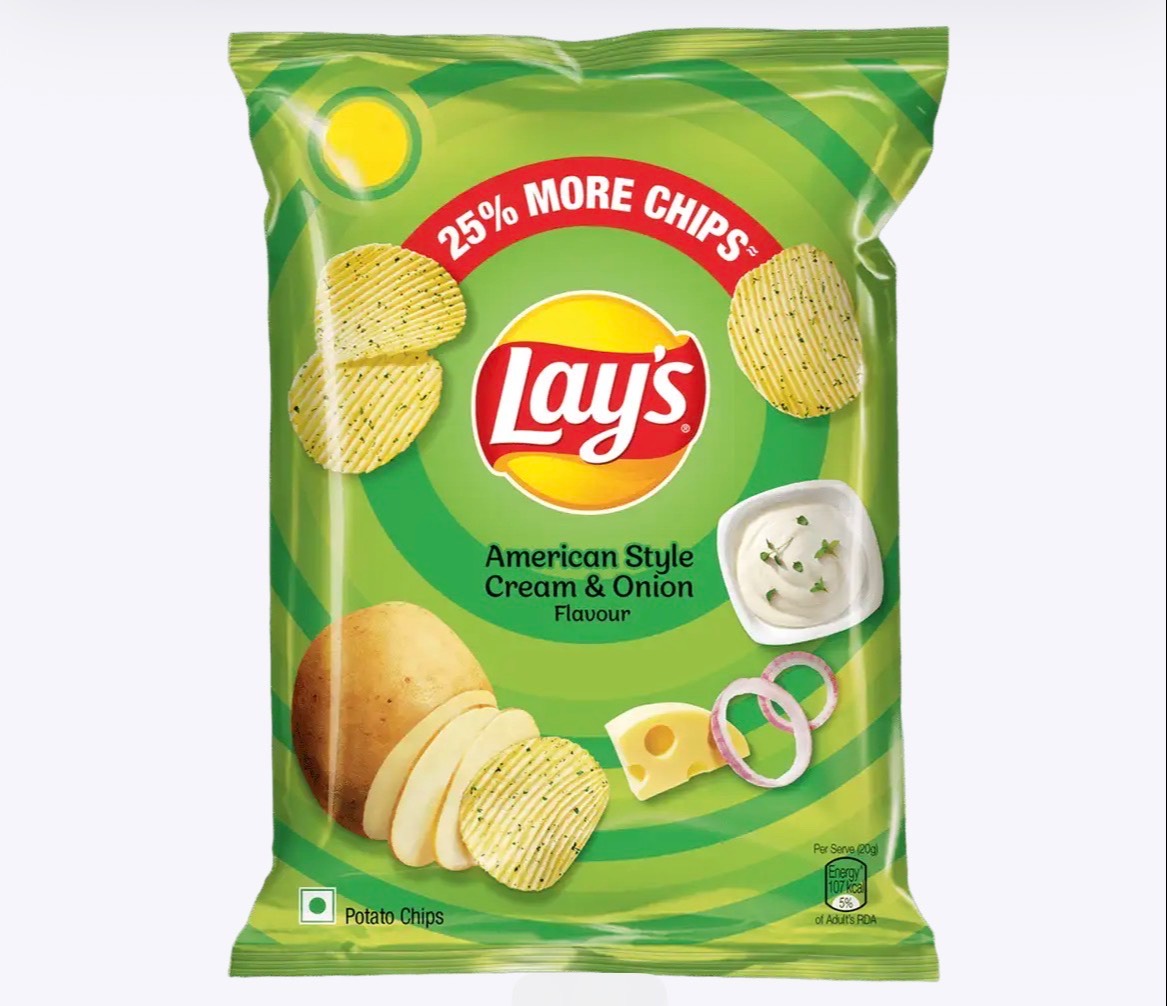 Lay's Chips in Jalandhar Punjab - American Style Cream & Onion Flavor -  - Buy Online at BMS DISTRIBUTIONS
