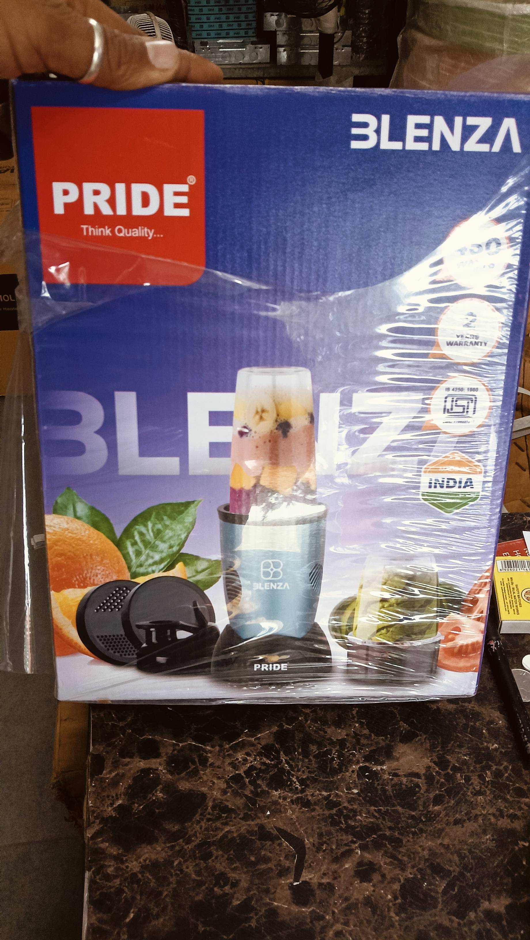  Pride Blenza Mixer Grinder in C O MODESHWARI ELECTRICAL - Compact and Powerful MODESHWARI ELECTRICAL C O MODESHWARI  ELECTRICAL Din  Dayal Complex LANDMARK Near By Gandhi Square Jawad