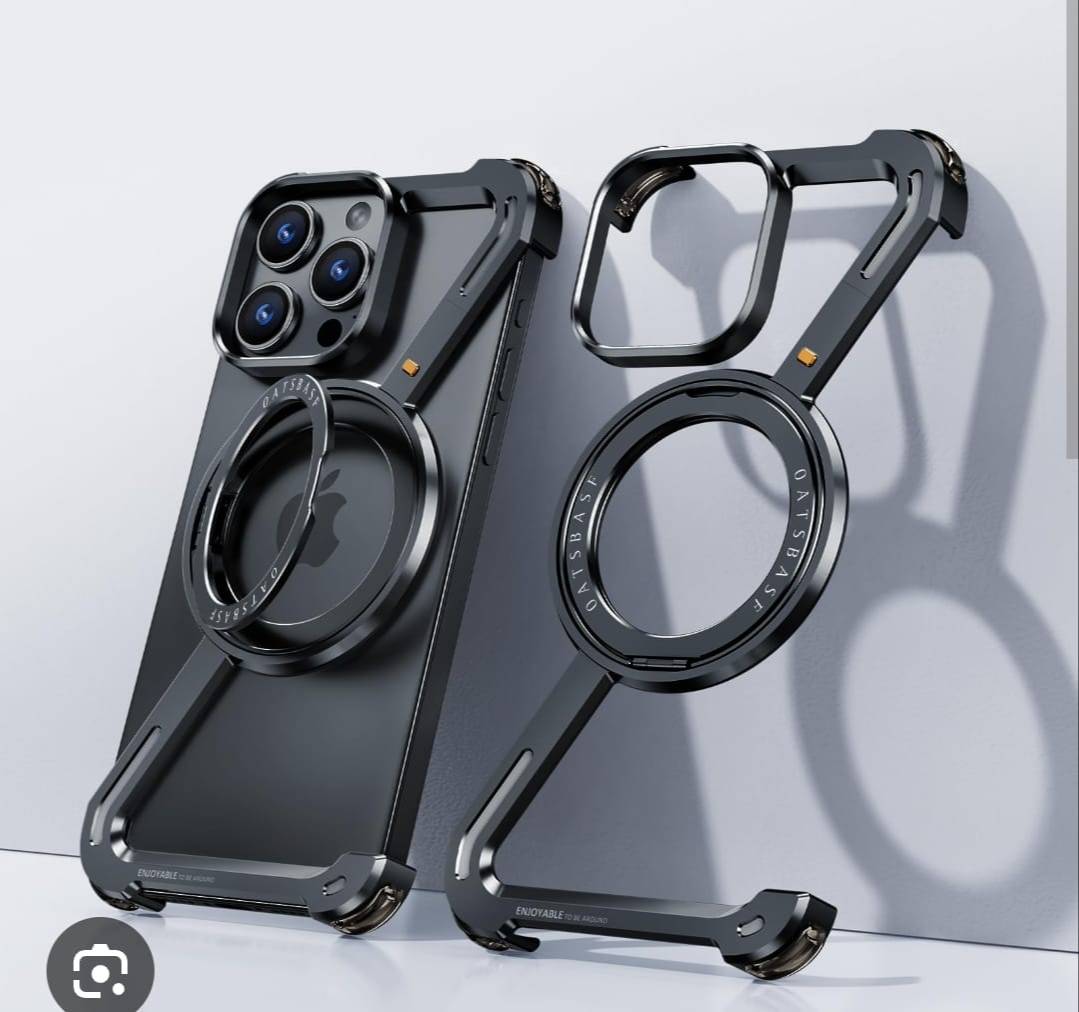 OATSBASF Metal Magasafe Stand for iPhone 15 Series -  - Buy Online at BRAND ZONE ACCESSORIES
