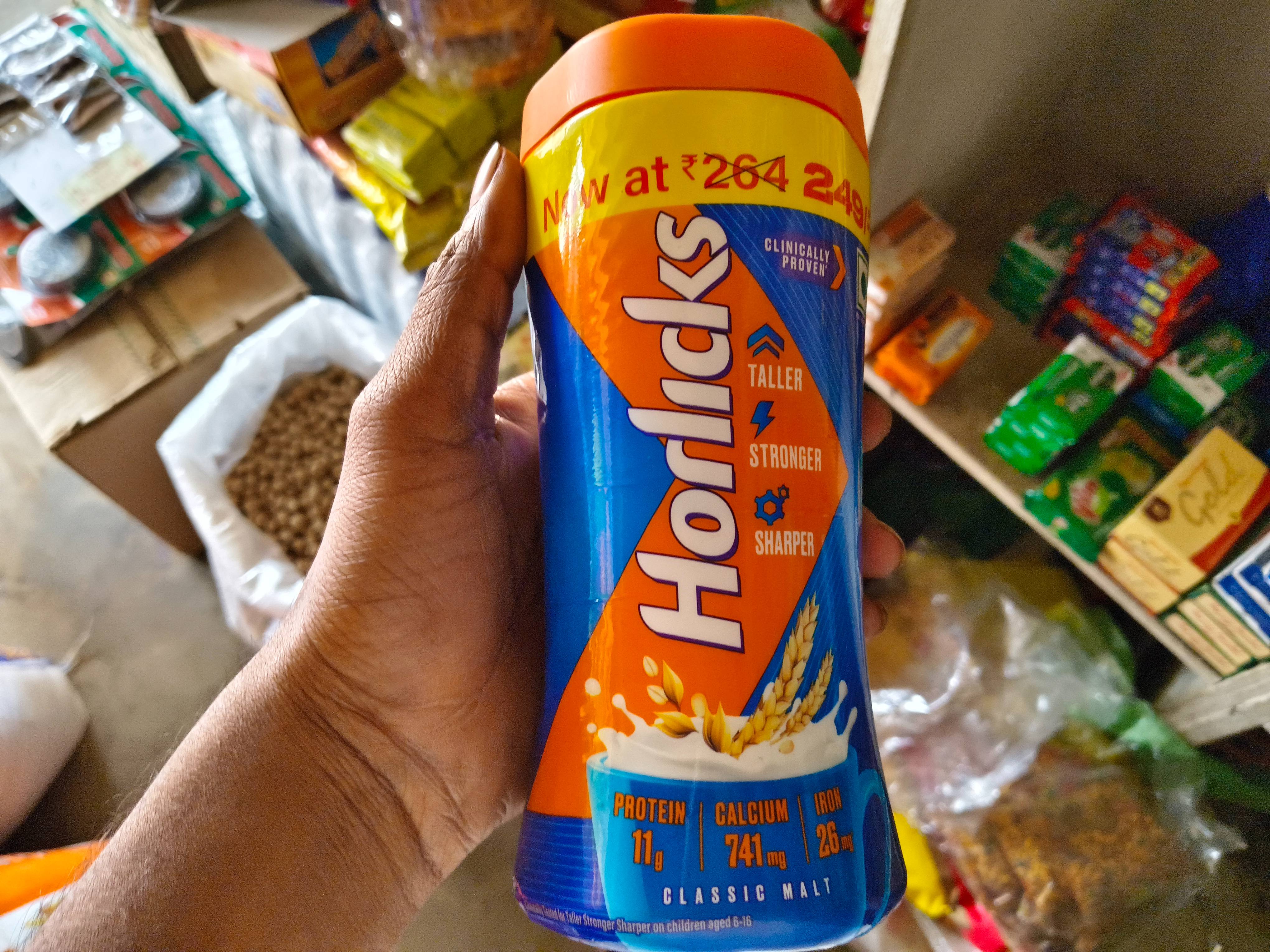 Horlicks Classic Malt Health Drink 200gm - horlicks classic malt in aluajharan nutritional health drink - Buy Online at Sri Ram Varity Store