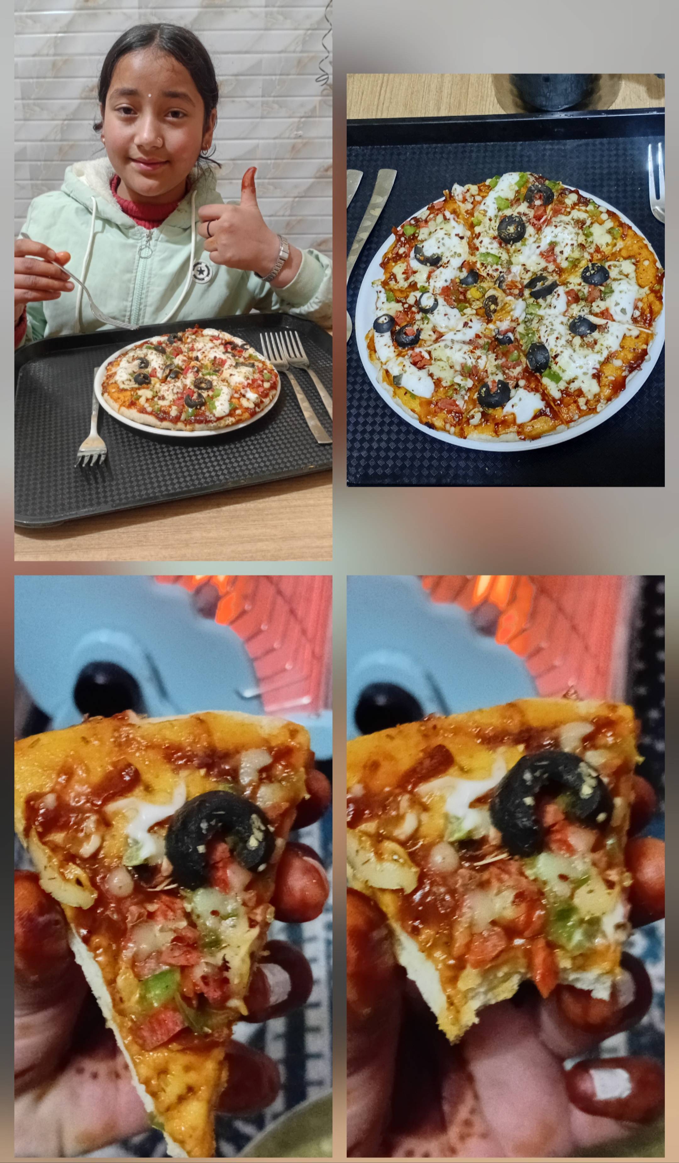 Sunshine Fast Food Corner VPO Banjar Veggie Delight Pizza in Banjar - Tasty and Healthy -  - Buy Online at Usha Devi