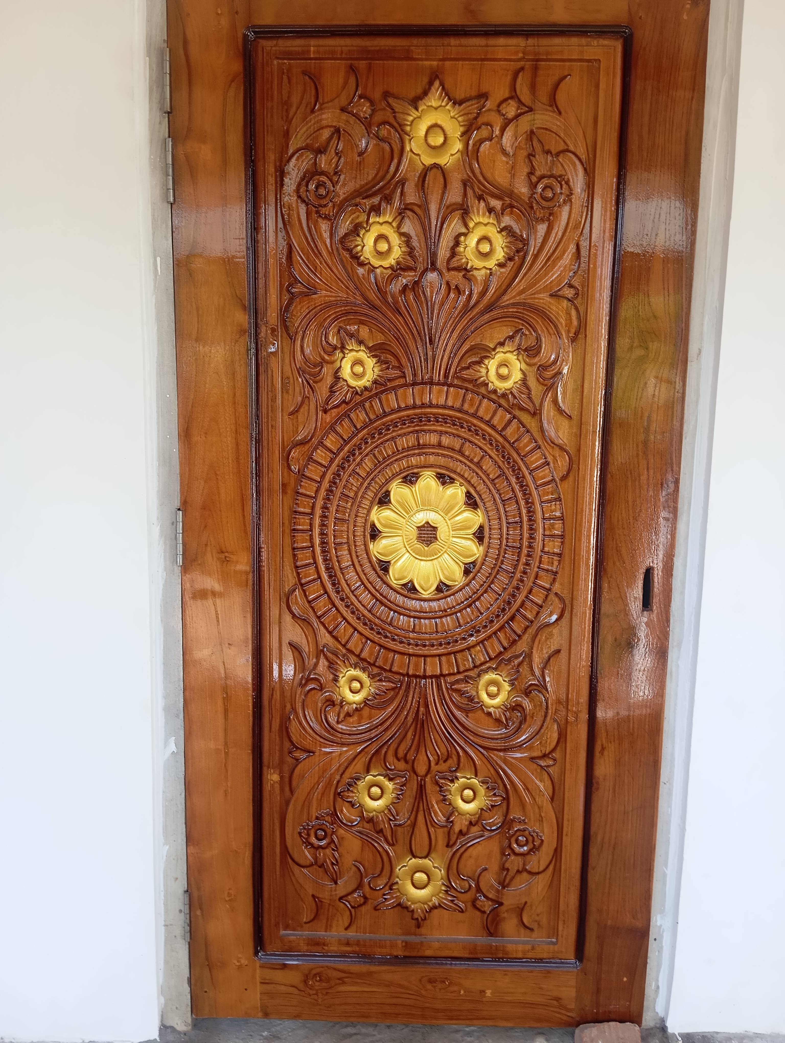 Wooden Door in Jhargaon - Handcrafted Elegance -  - Buy Online at KRISHNA KANTA RAY