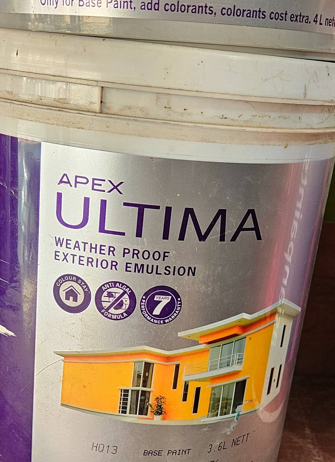 Apex Ultima Weather Proof Exterior Emulsion in Mekola Bazar - Superior Weather Resistance -  - Buy Online at C S PAINT