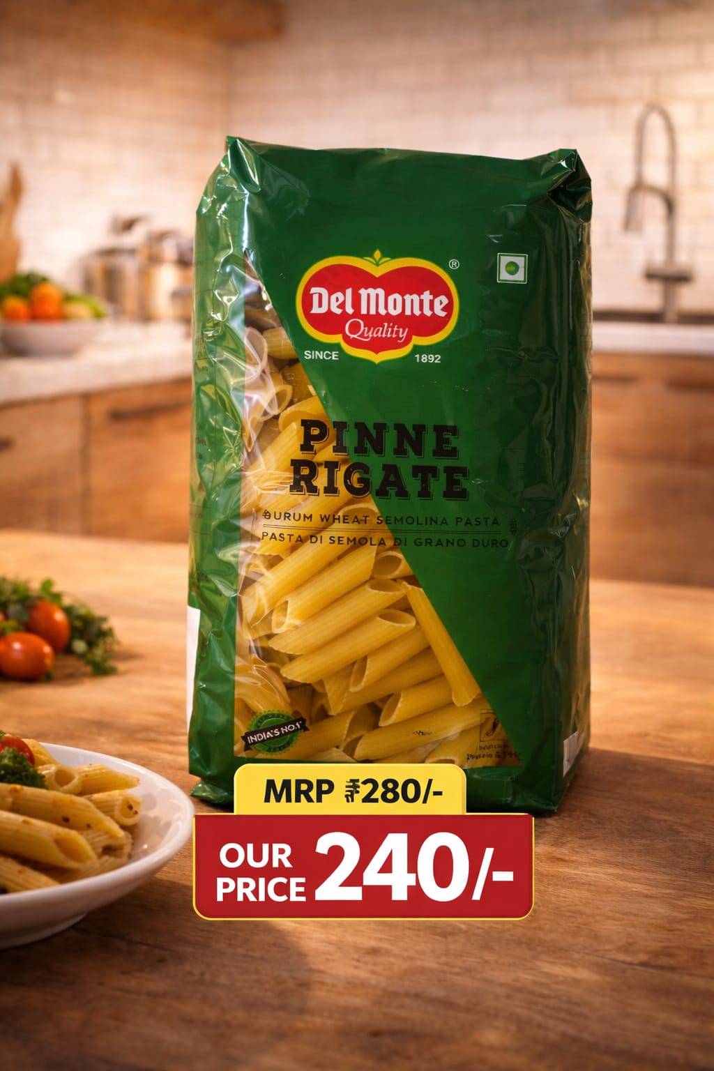 DEL MONTE PINNE RIGATE Pasta in Mumbai - Authentic Italian Flavors -  - Buy Online at NXTGEN SUPERMARKET