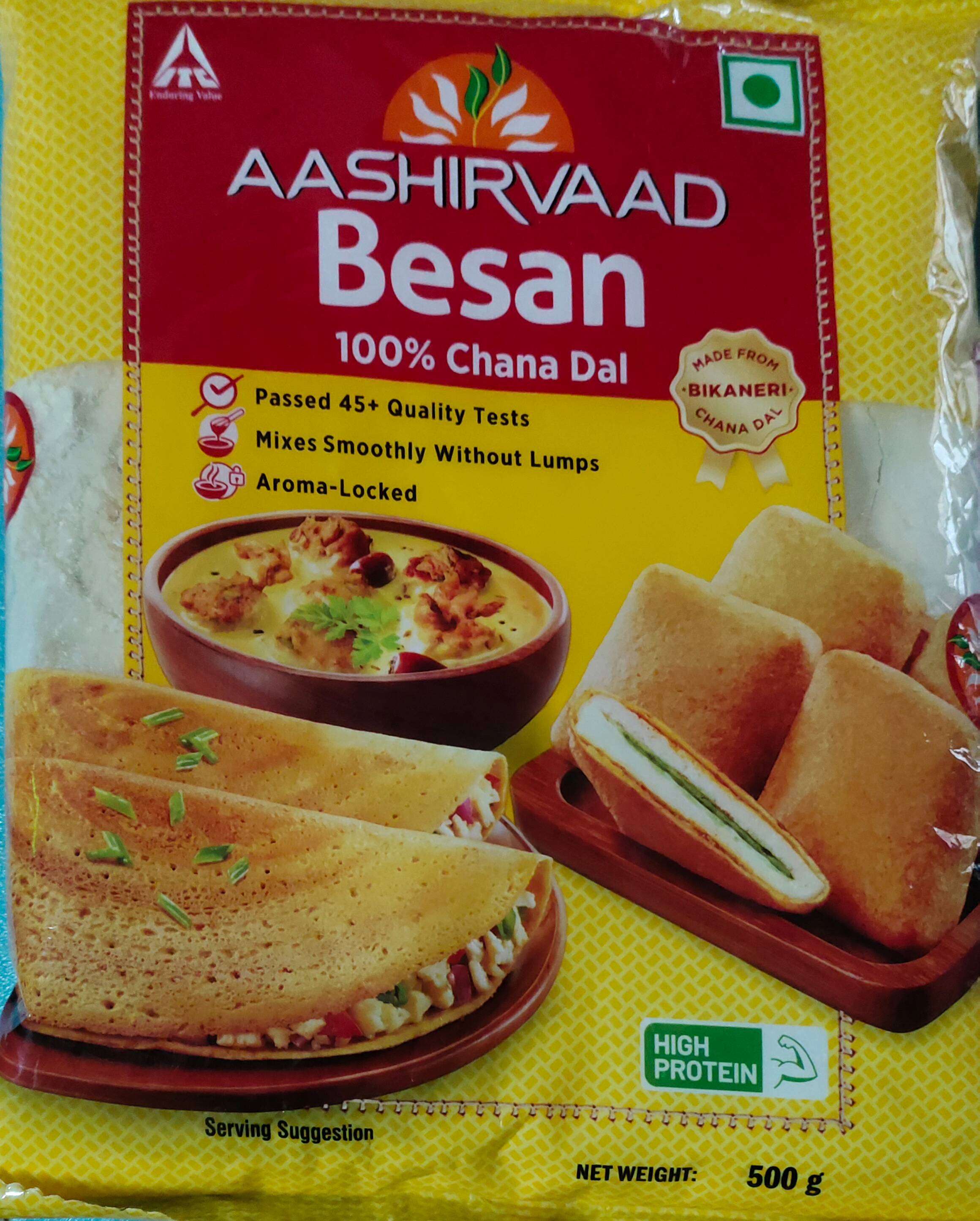 Aashirvaad Besan in Loni: Premium Quality Besan from Bikaneri Chana Dal -  - Buy Online at KGN GENERAL STORE