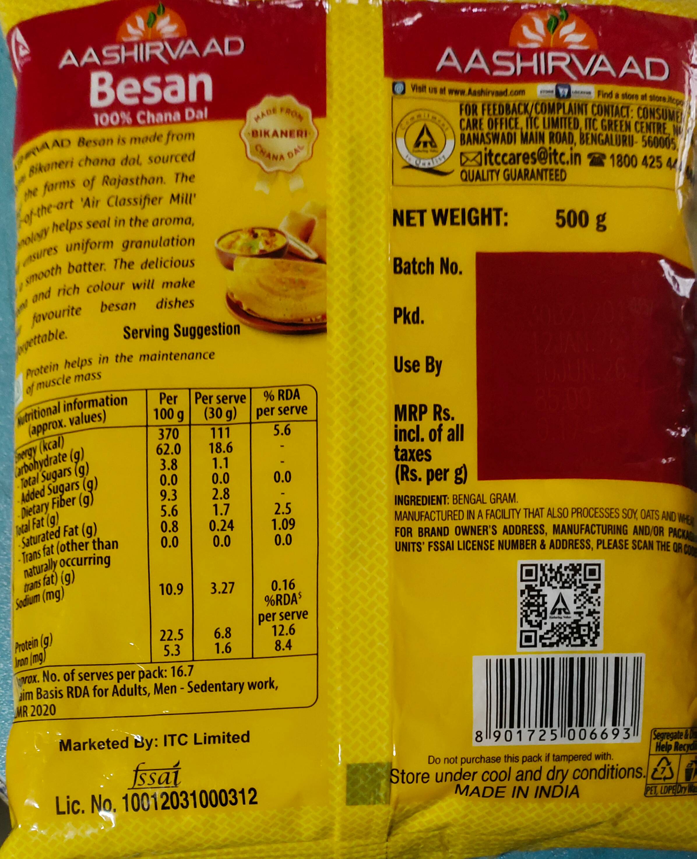 Aashirvaad Besan in Loni: Premium Quality Besan from Bikaneri Chana Dal - Image 1