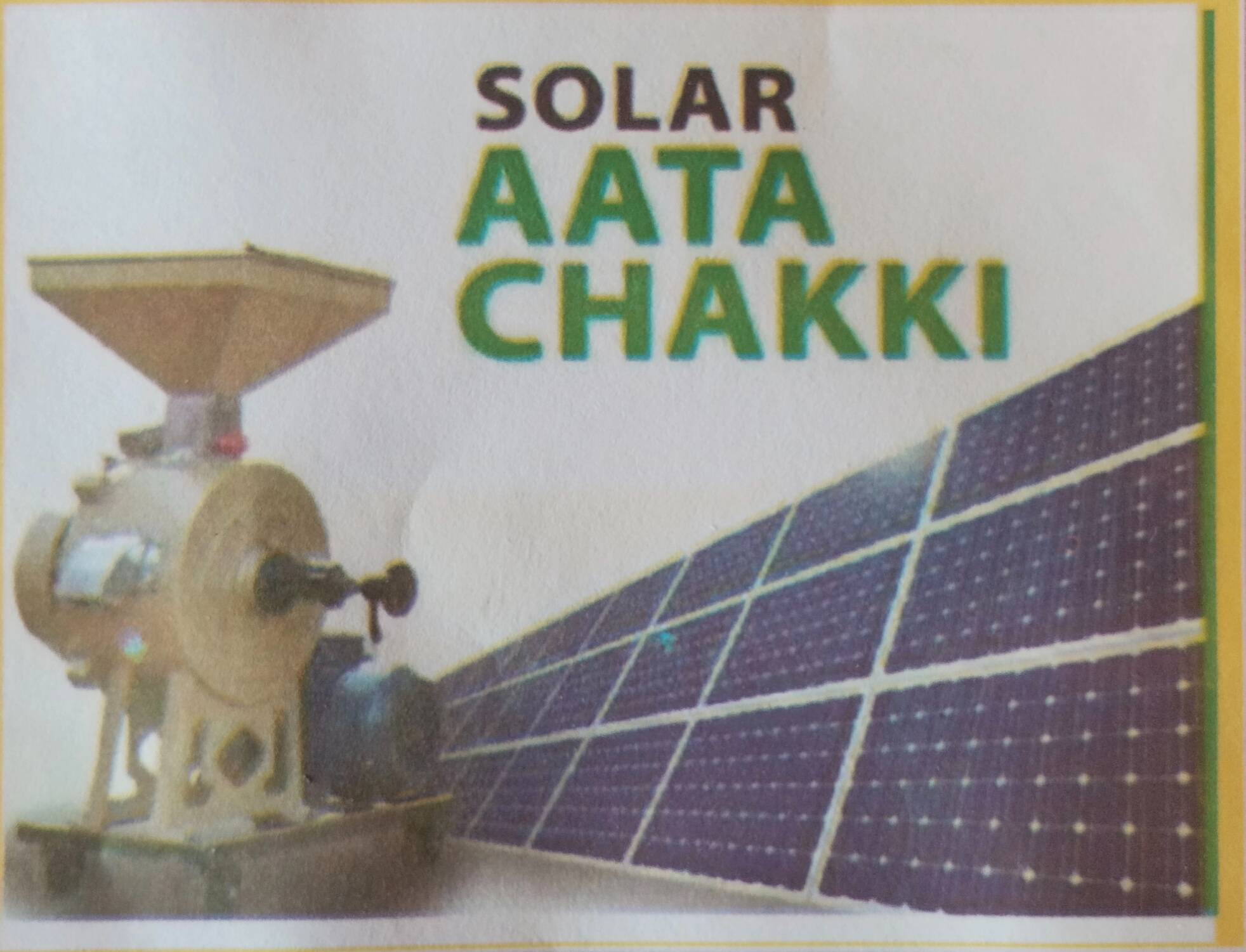 Divyanshi Solar Aata Chakki - Fresh Aata Milling - divyanshi solar enterprises solar aata chakki in balramganj - solar-powered for fresh aata - Buy Online at DIVYANSHI SOLAR ENTERPRISES