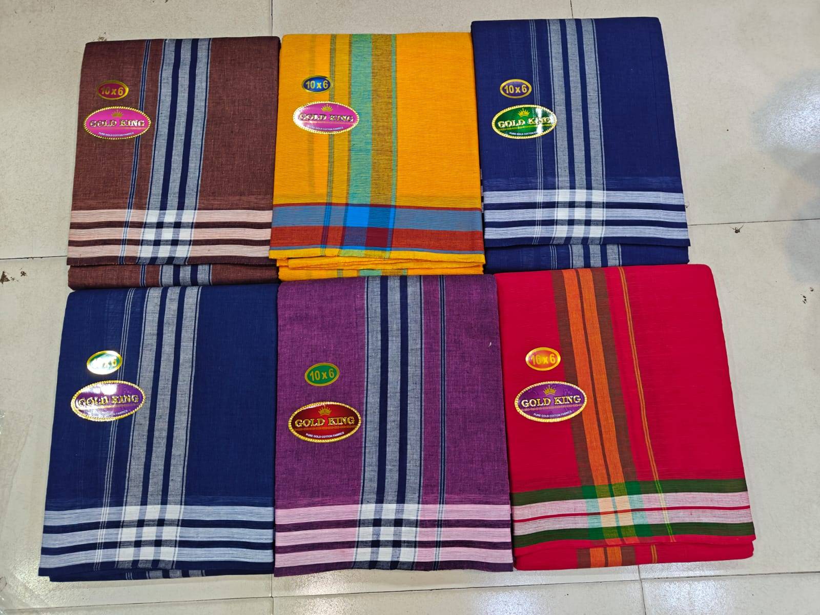 Cotton Dhoti Uttaariya Set in Agartala - Lotus Colour Fine Quality -  - Buy Online at KOUSHIK CHAKRABORTY