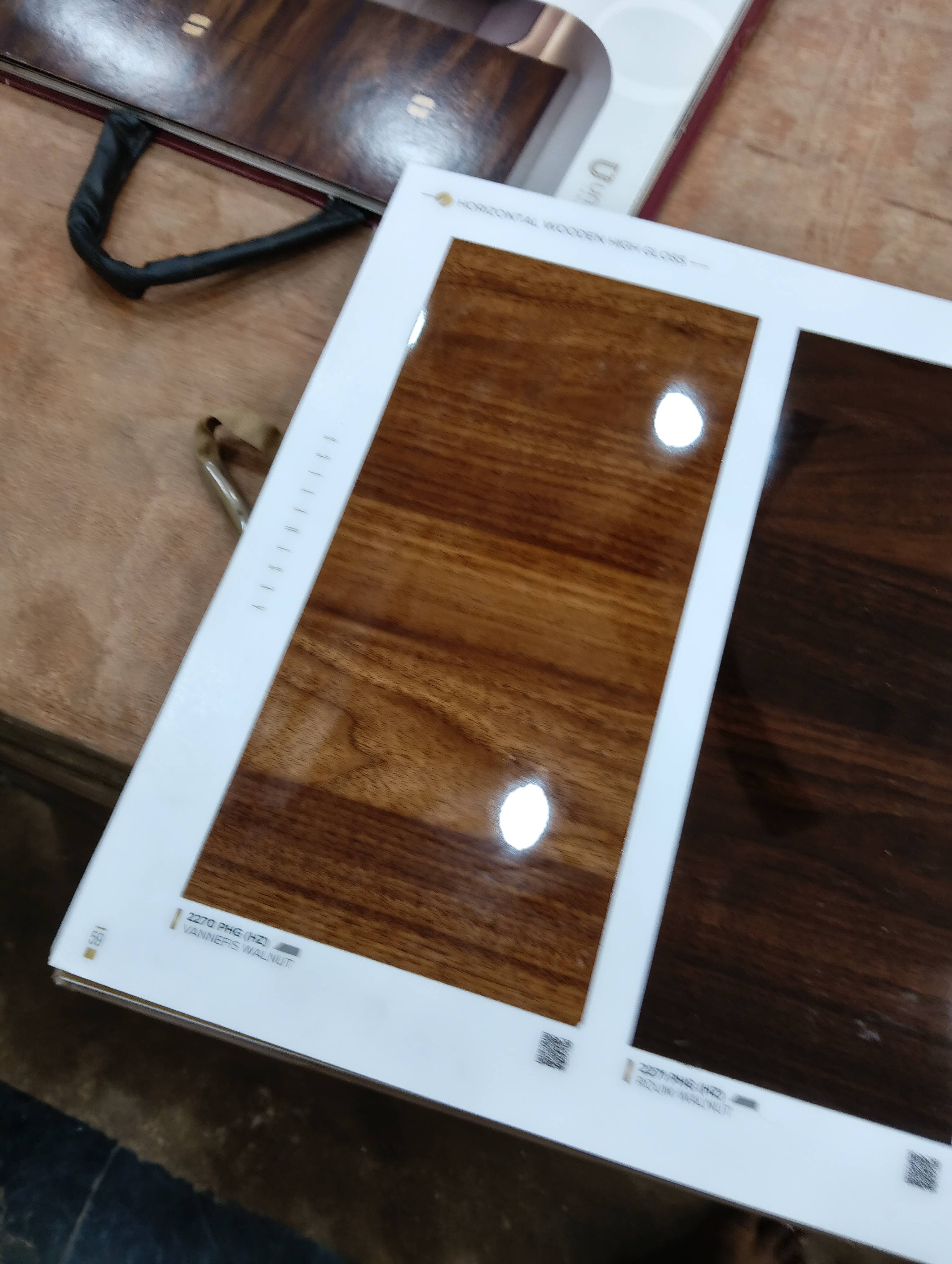 Wooden High-Gloss Veneers in Nellore - Luxurious Walnut Finish -  - Buy Online at CHAMUNDA GLASS AND HARDWARE